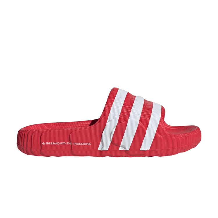 Yeezy adidas Adilette 22 Slides Better Scarlet Cloud White