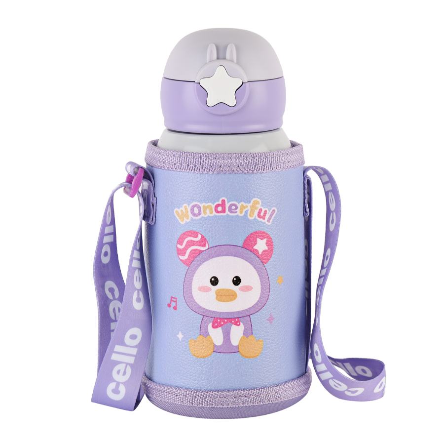 Cello Lucky Hot & Cold Stainless Steel Kids Water Bottle, 500ml - view 6