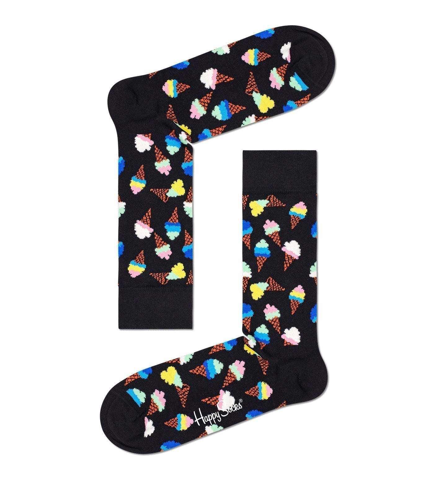 Happy Socks Unisex Ice Cream Crew Length Socks for Women and Men - view 2