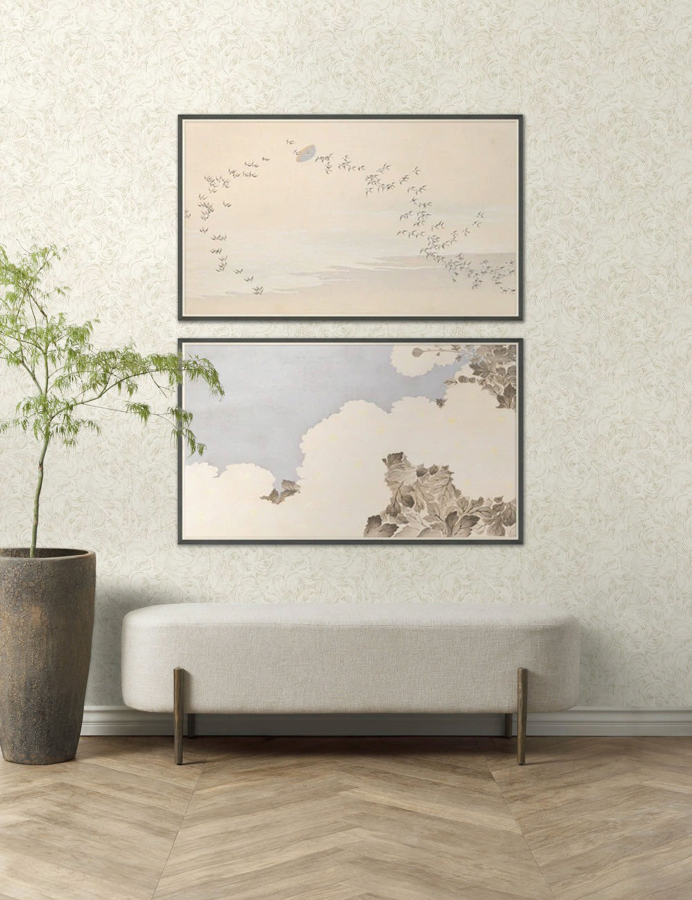 Lulu and Georgia Summer Skies Wall Art (Set of 2)