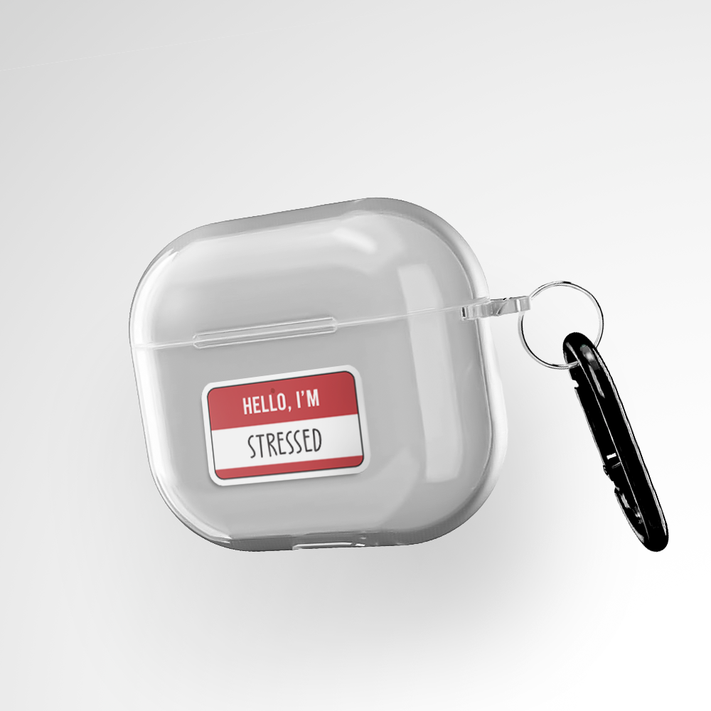 Cover It Up Custom Name Tag Clear Airpods 3rd Gen Case Covers - view 3