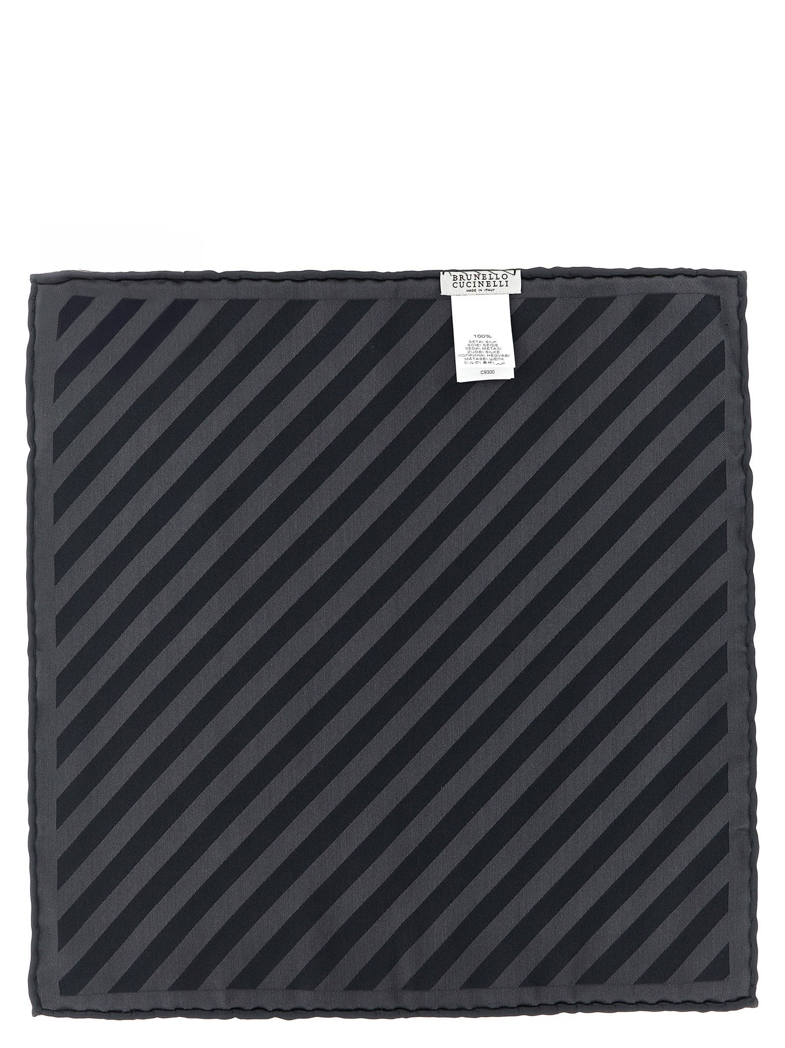 Brunello Cucinelli Regimental Pocket Clutch – 100% silk - view 2