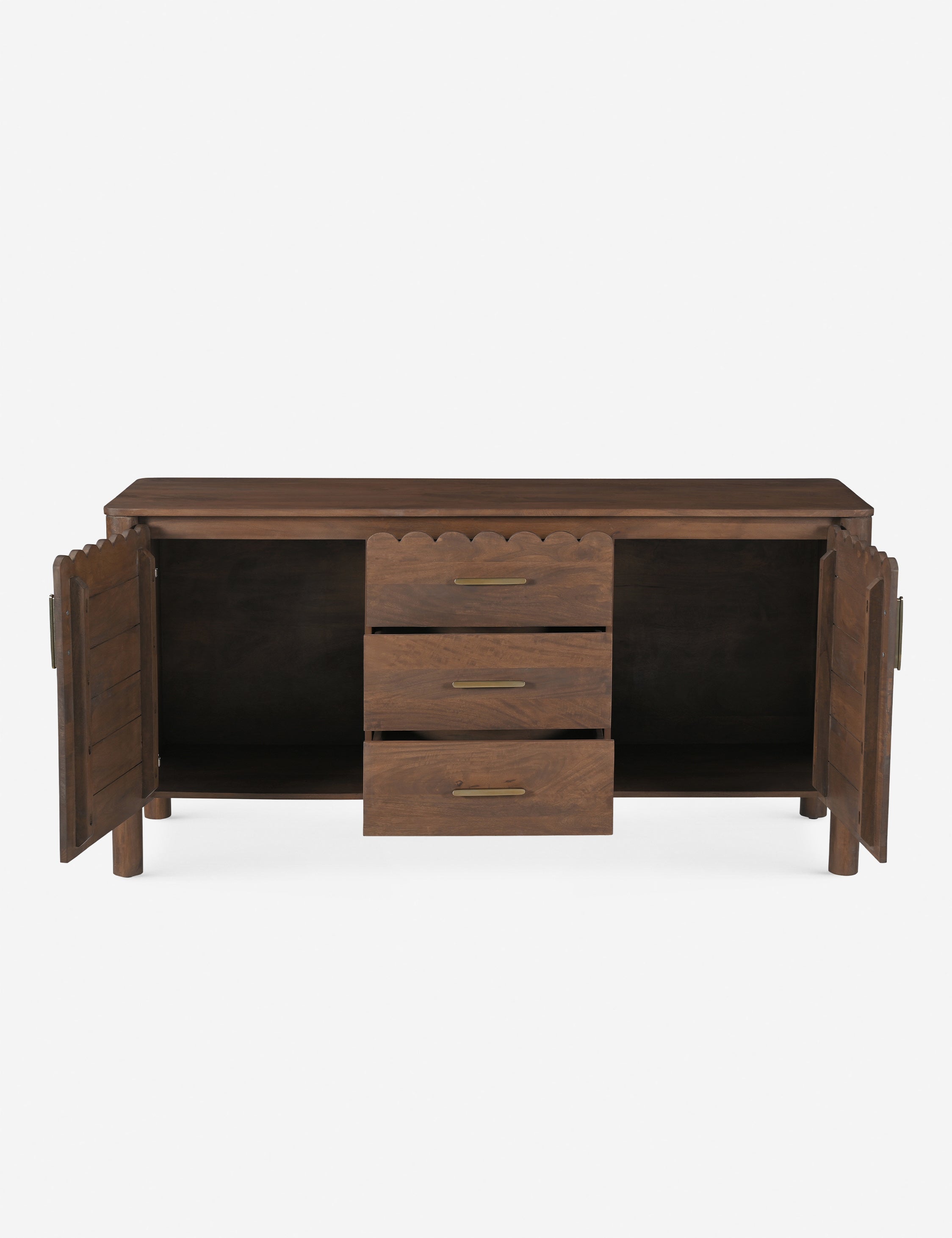 Lulu and Georgia Samantha 3-Drawer Sideboard – Brown - view 2
