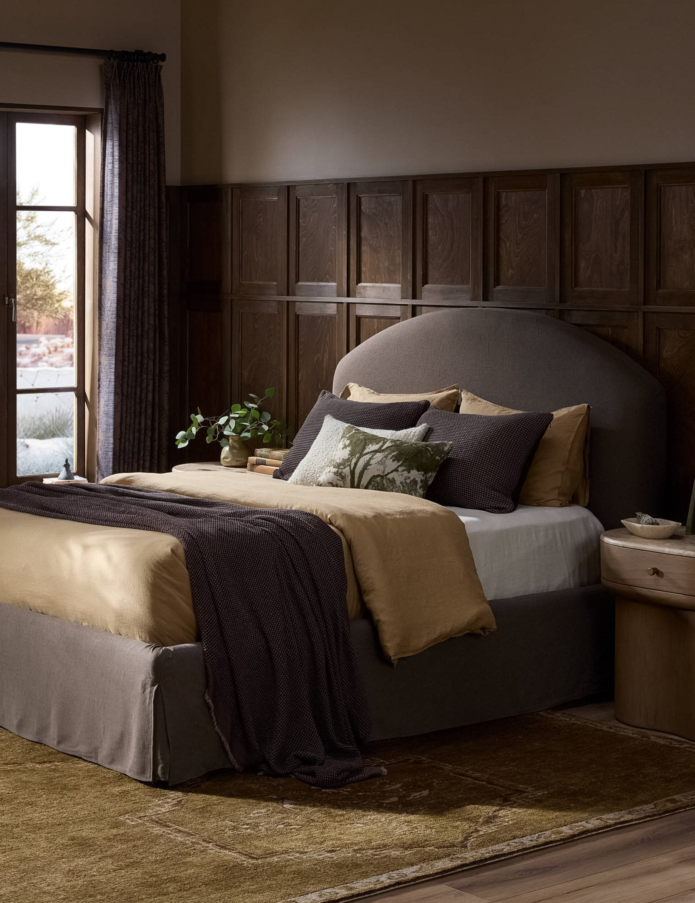 Lulu and Georgia Leyah Slipcover Platform Bed - view 13