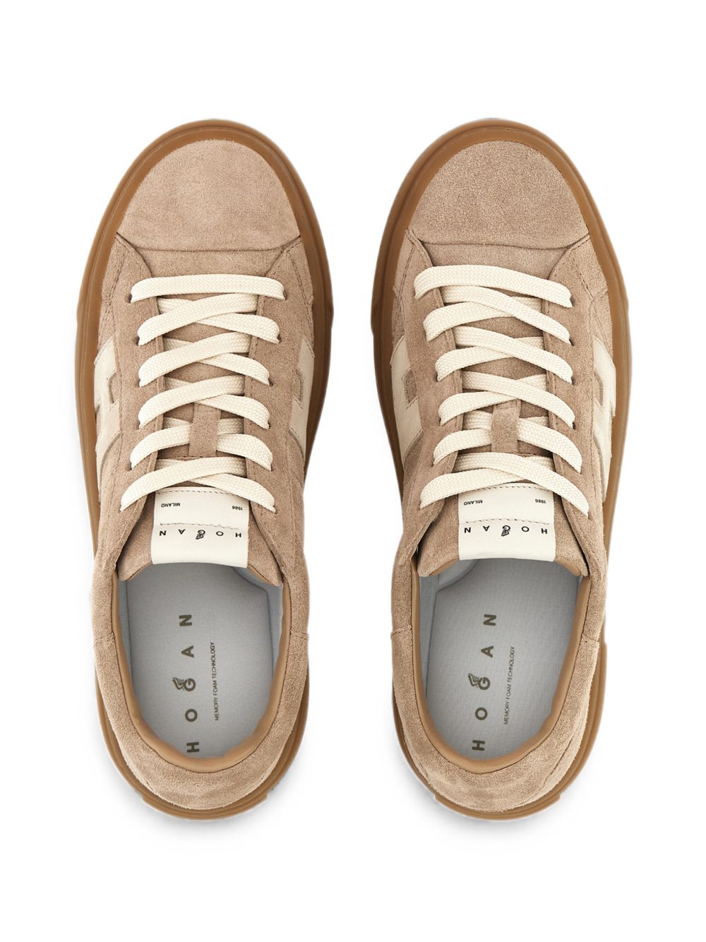 HOGAN Sneakers BEIGE – Calf Leather 100% - view 2