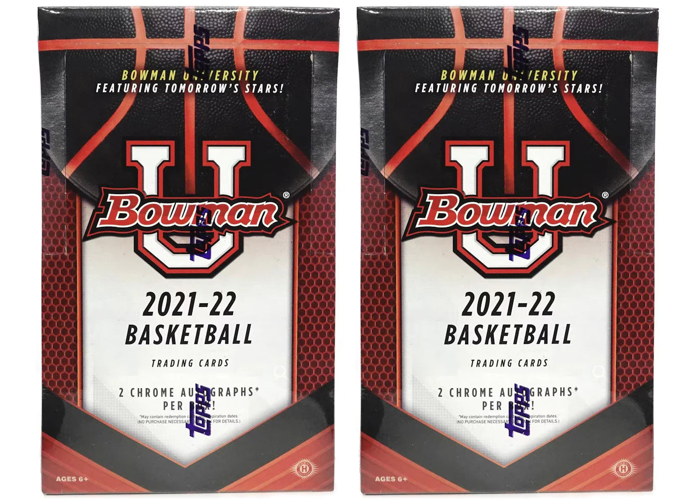 2021-22 Bowman University Basketball Hobby Box 2x Lot - view 2