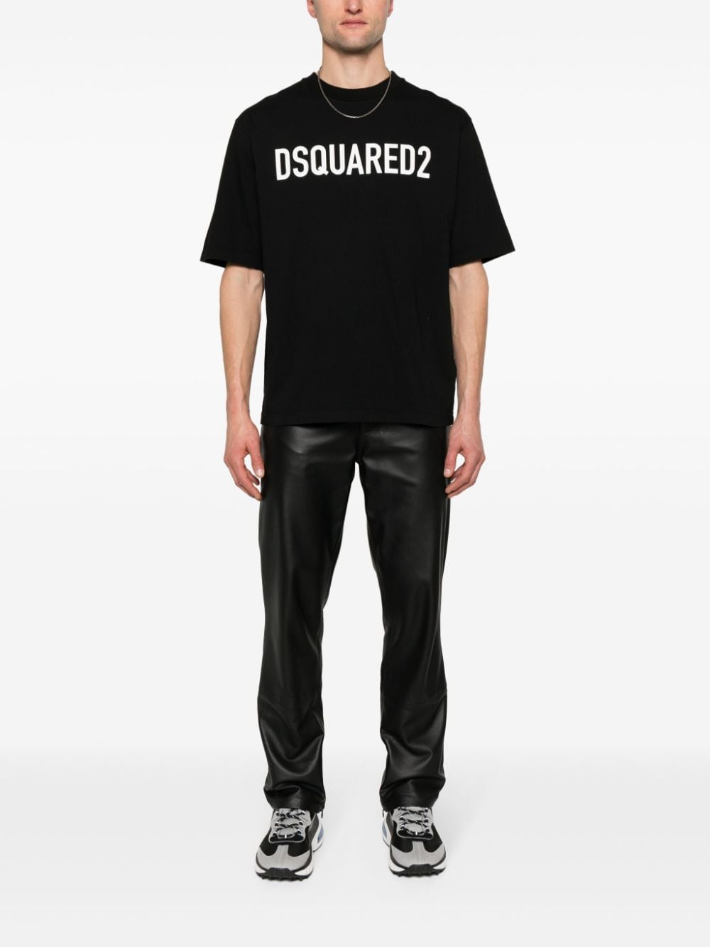 Dsquared2 Logo cotton t-shirt – Cotton 100% - view 4