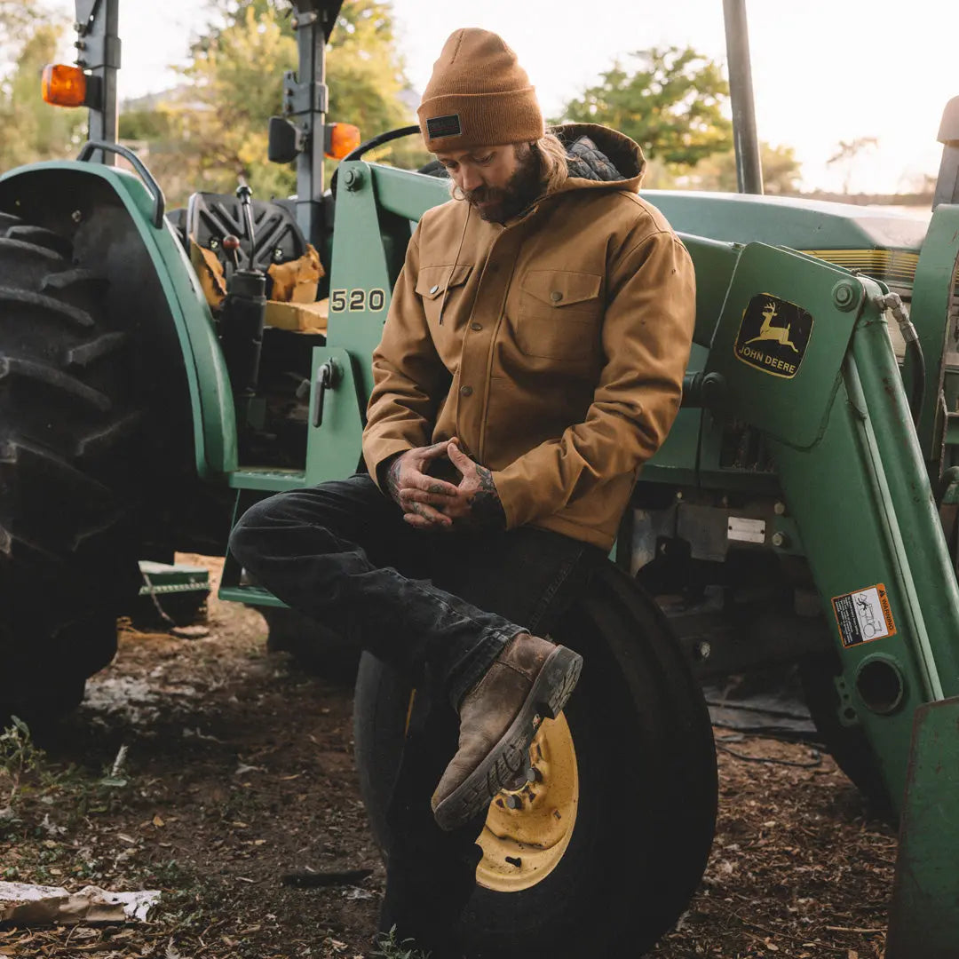 Radial Toro Insulated Canvas Jacket – Saddle / Charcoal - view 3