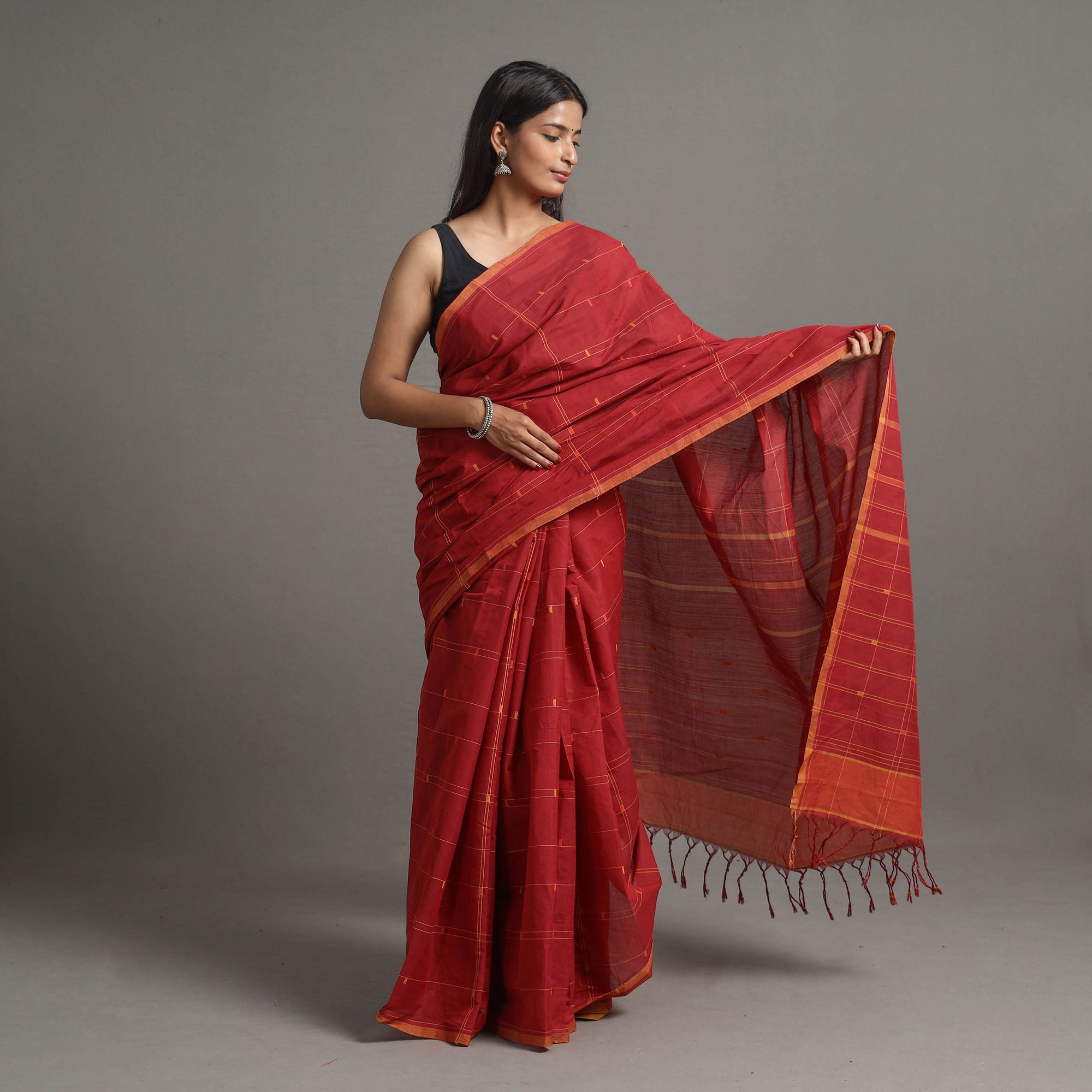CHITRIKA Jamdani Cotton Handloom Saree 54 – Women's - view 2