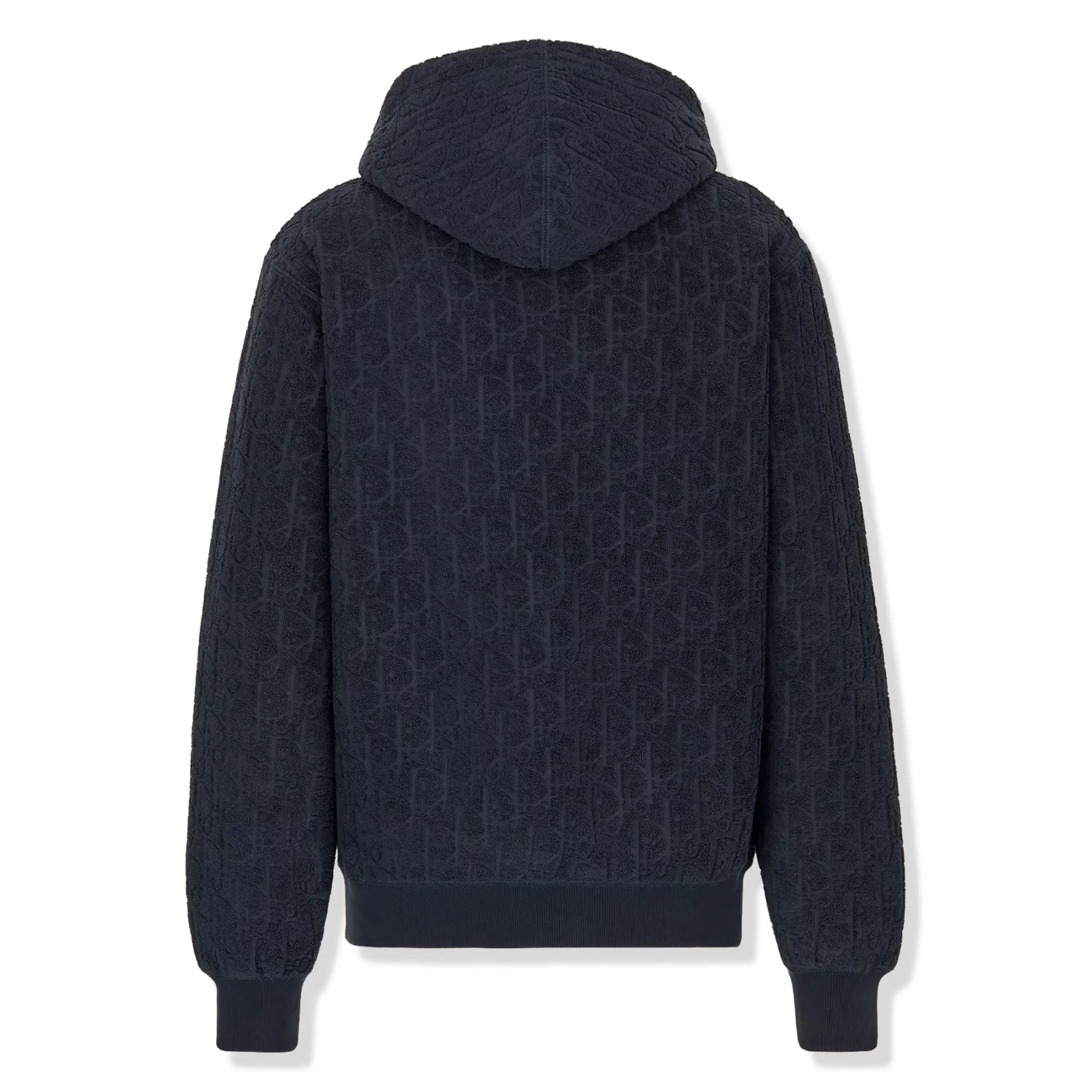 Preloved - Dior Oblique Towelling Terry Navy Hoodie - view 2