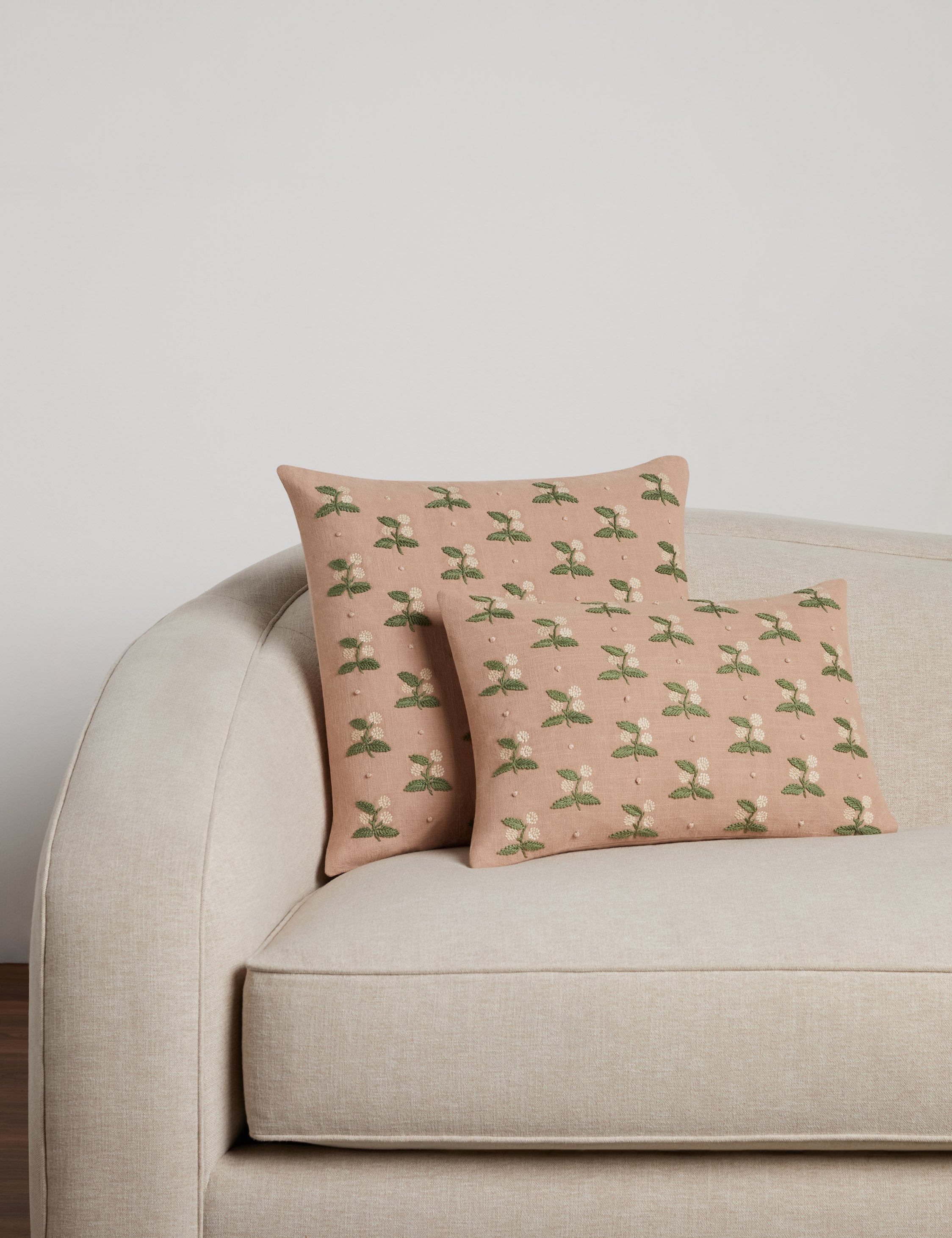 Lulu and Georgia Madelief Embroidered Pillow - view 2