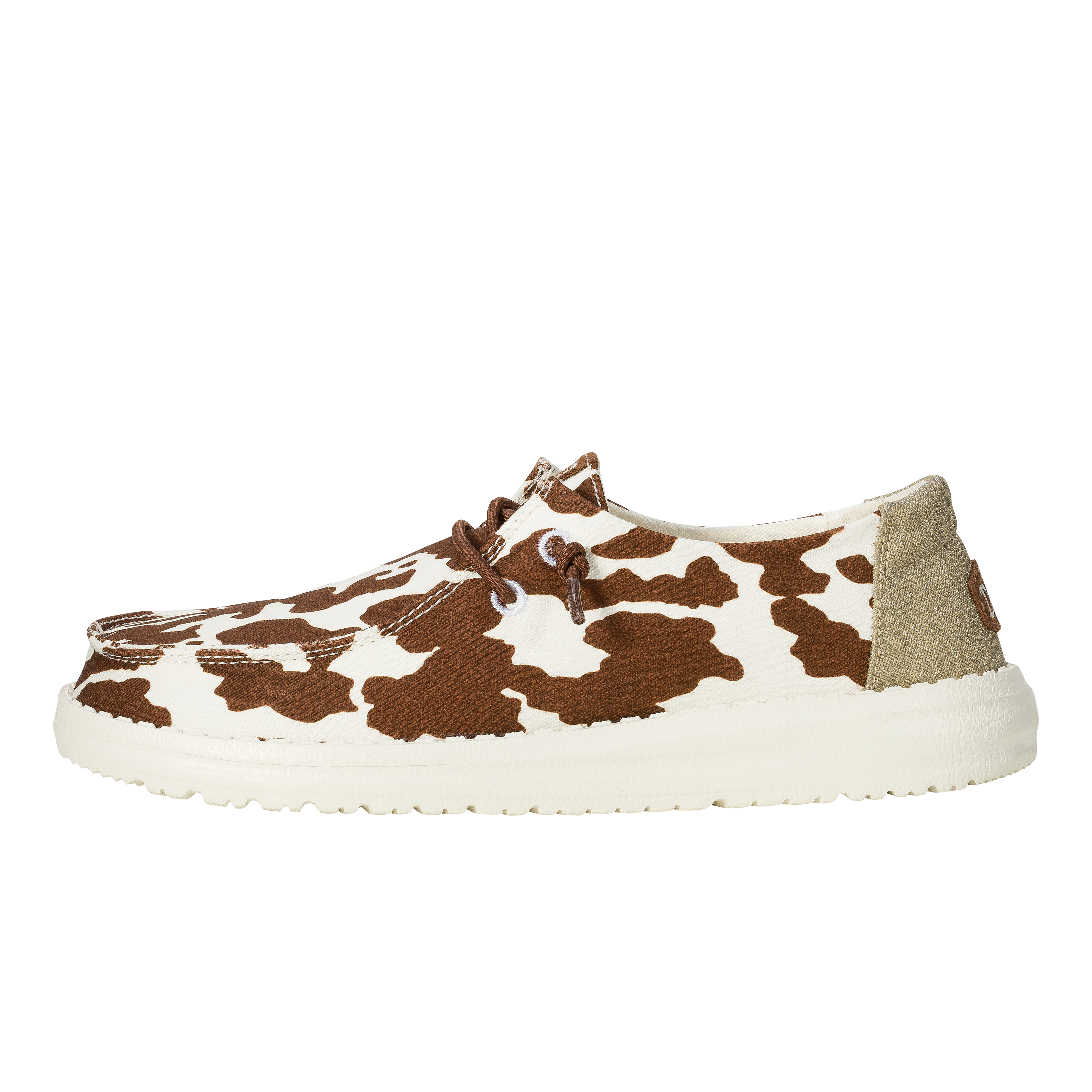 HEYDUDE shoes Wendy Cowgirl Sparkle - Brown/White