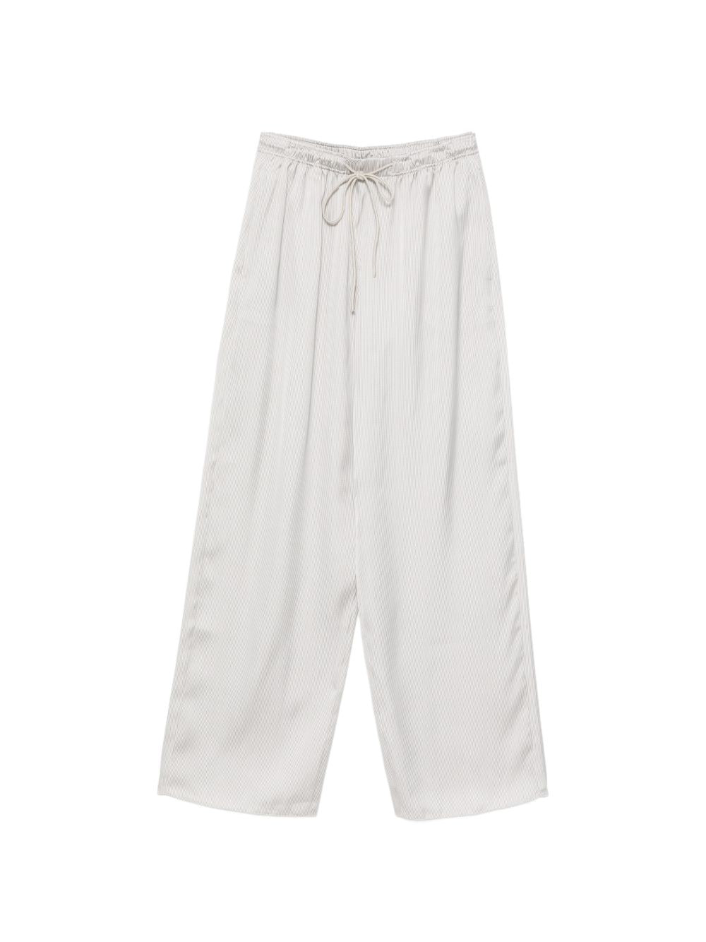 Emporio Armani Striped trousers – 100% POLYESTER