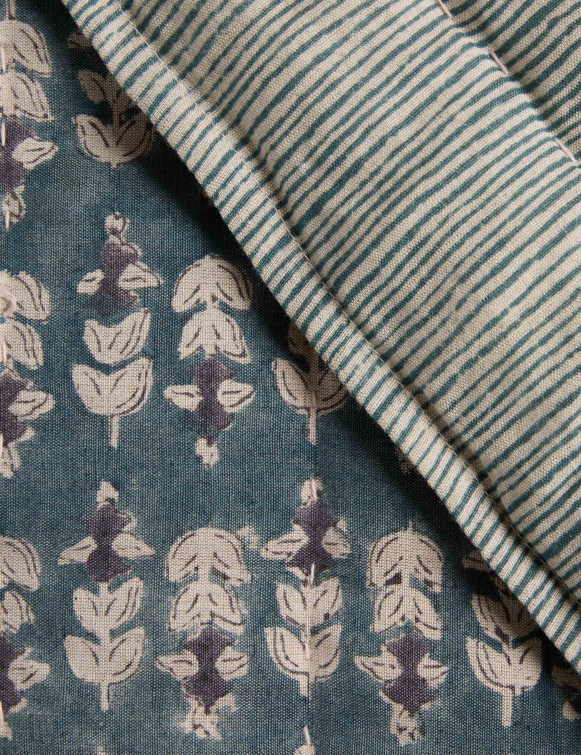 Lulu and Georgia Berrien Linen Cotton Quilt - view 8