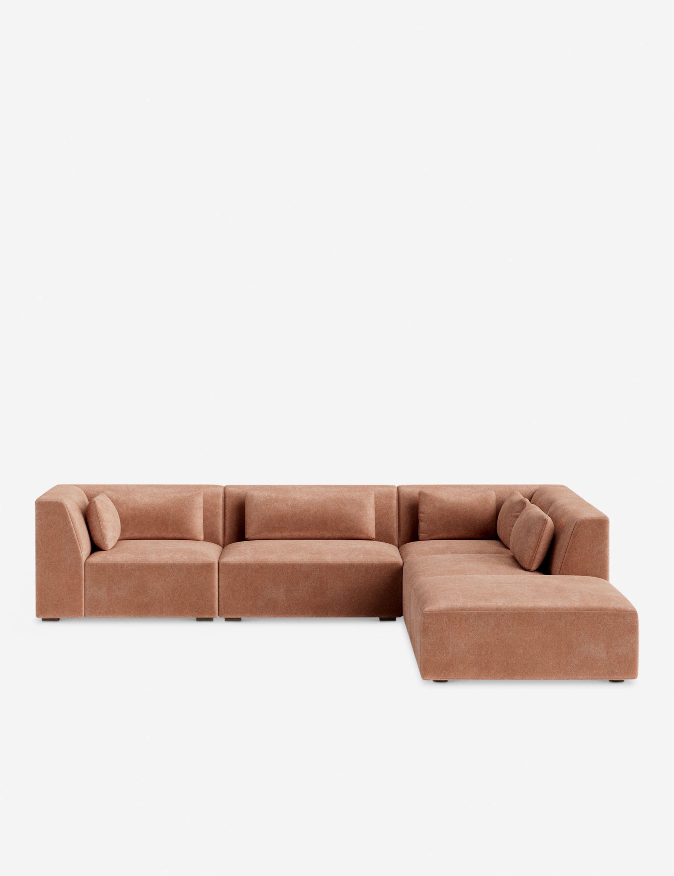 Lulu and Georgia Koh Modular Sectional Sofa With Ottoman - view 2