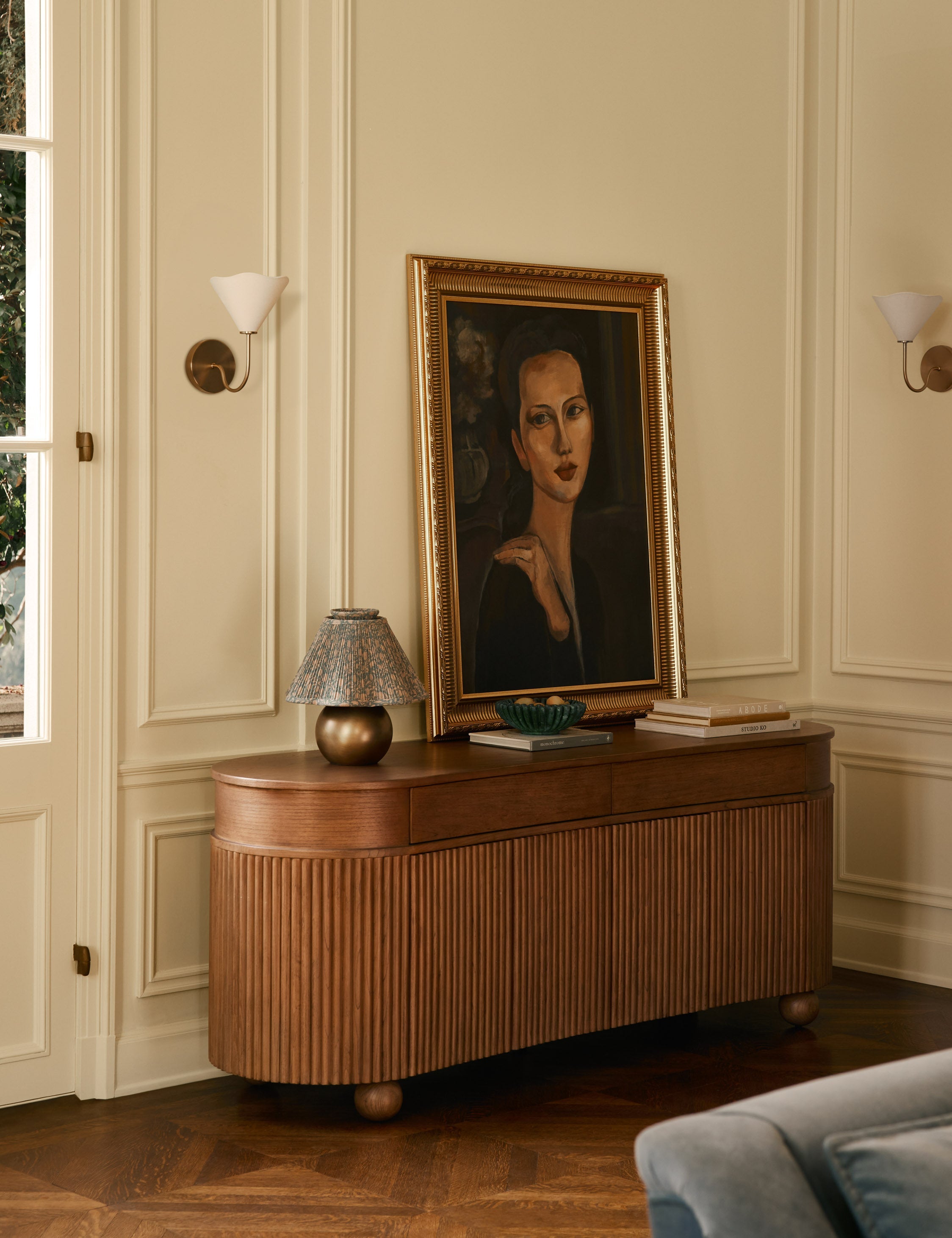 Lulu and Georgia Loana Sconce – Satin Brass - view 2