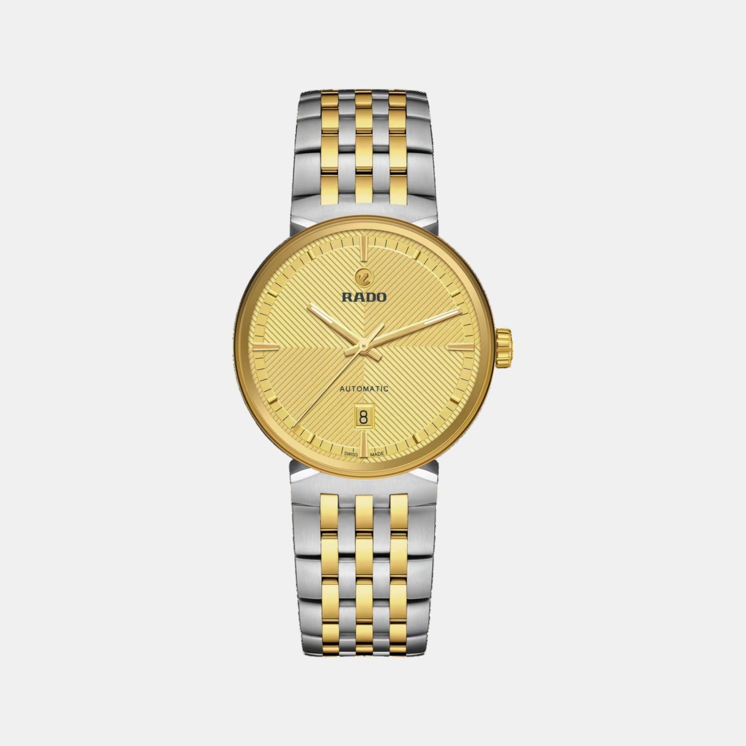 Rado Florence Unisex Automatic Yellow Dial Analog Stainless Steel Watch R48903253