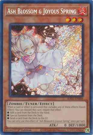 Ash blossom joyous – Yu-Gi-Oh! Ash Blossom & Joyous Spring - RA01-EN008 - Secret Rare - 1st Edition
