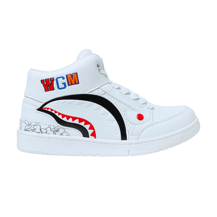 BAPE A Bathing Ape Cloud Sta Shark White