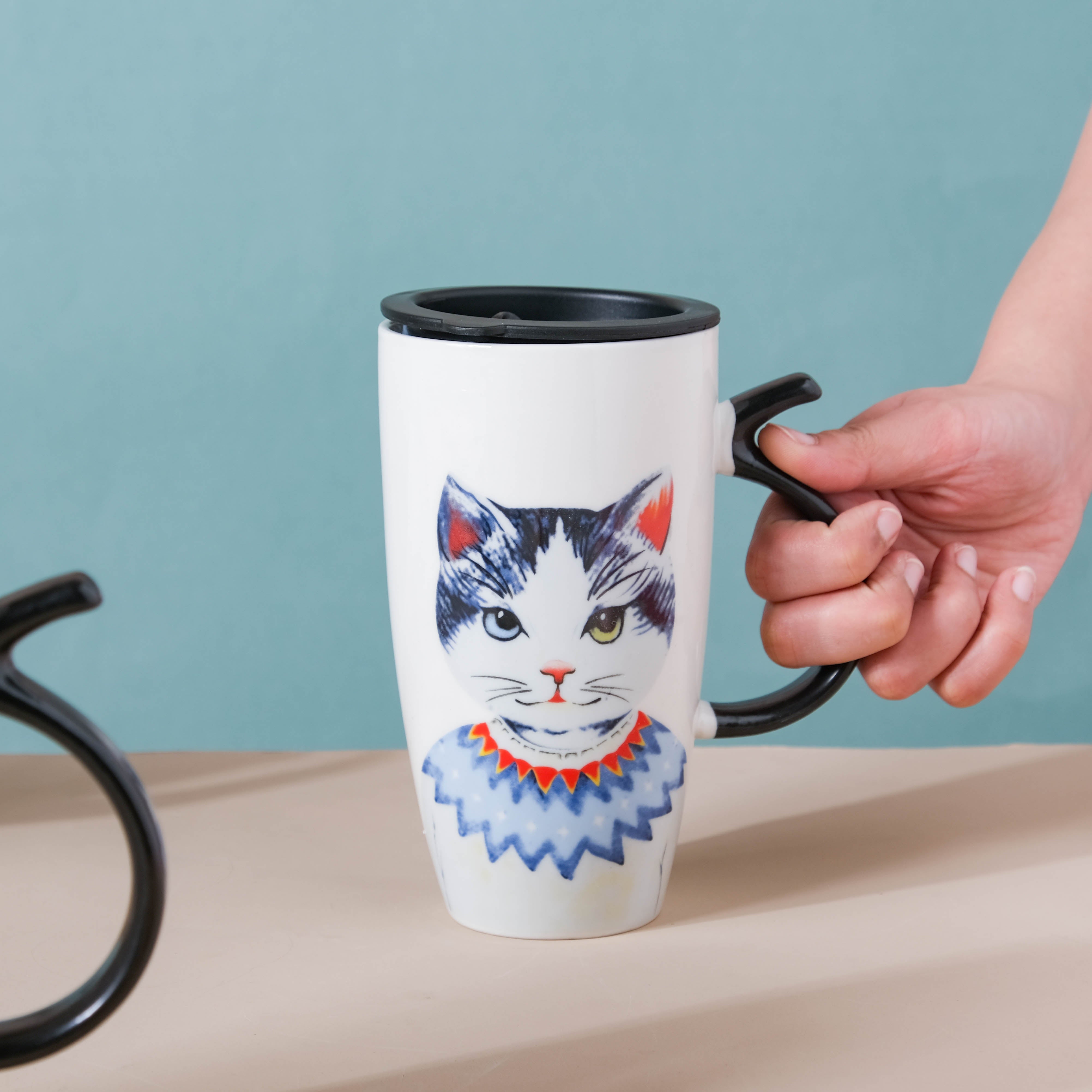 Nestasia Tall Cat Mug - view 2