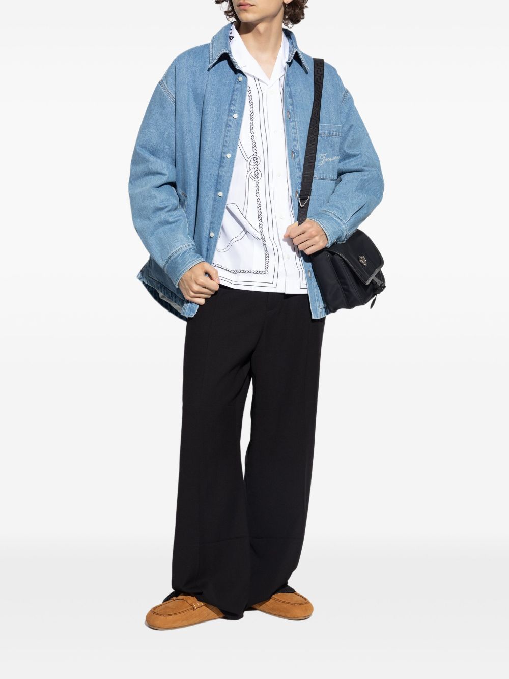 Jacquemus La Chemise Boulanger denim shirt - view 5