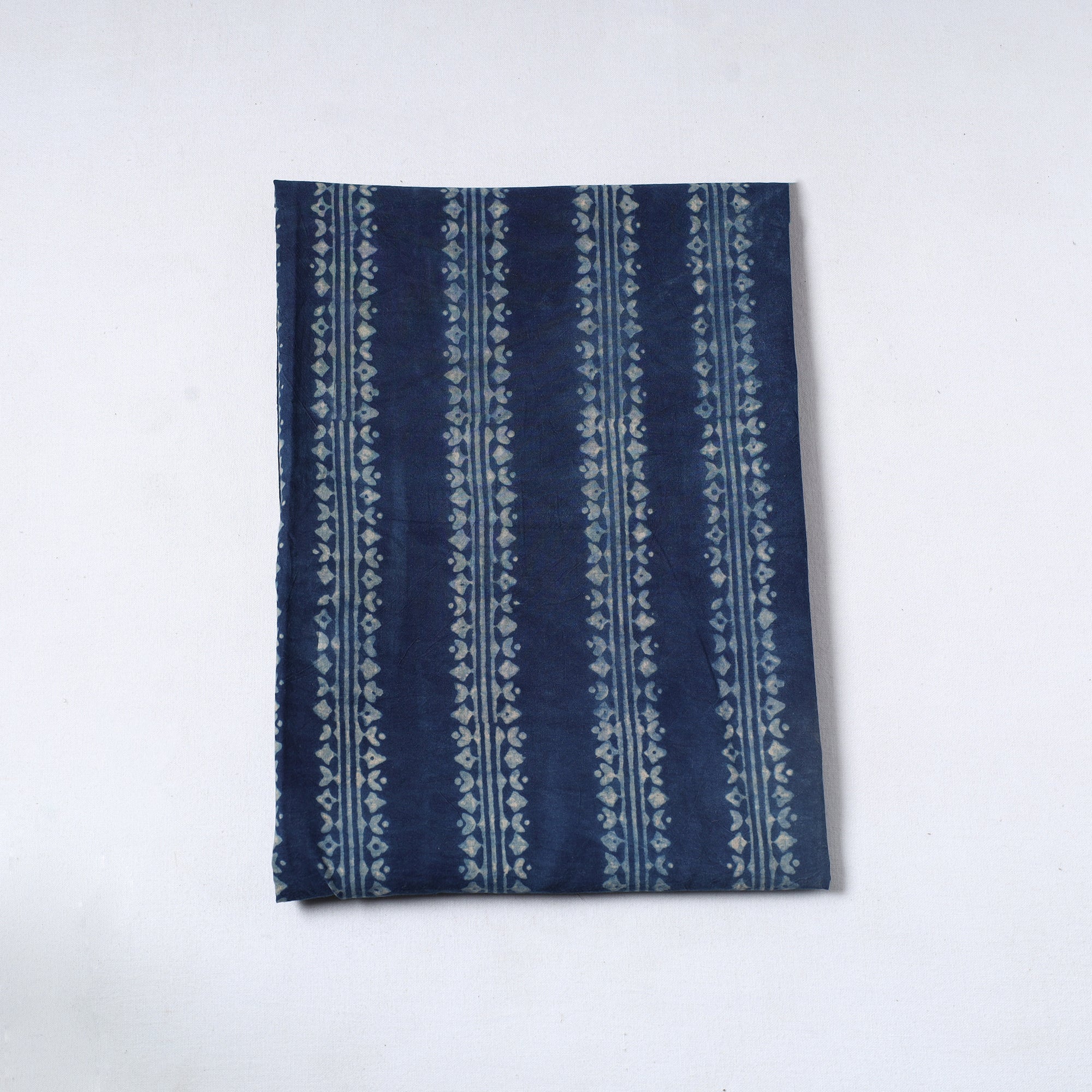 AJRAKH BY SUFIYAN ISMAIL KHATRI Ajrakh Block Printed Cotton Precut Fabric 03