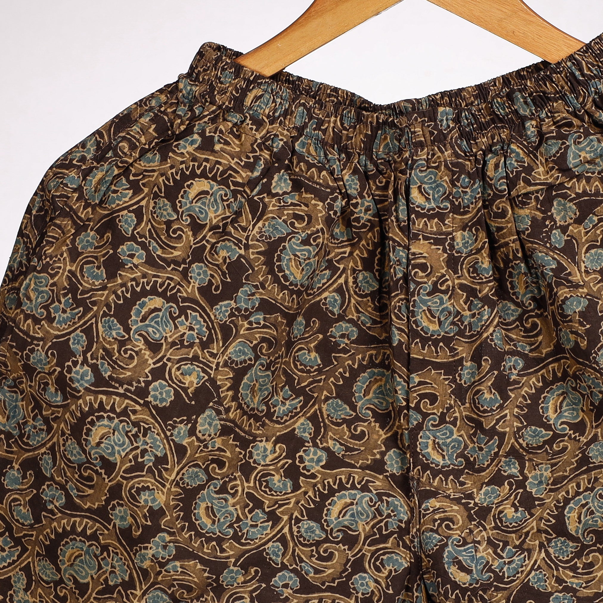 ITOKRI CASUALS Brown - Ajrakh Block Printing Cotton Unisex Boxer/Shorts - view 2