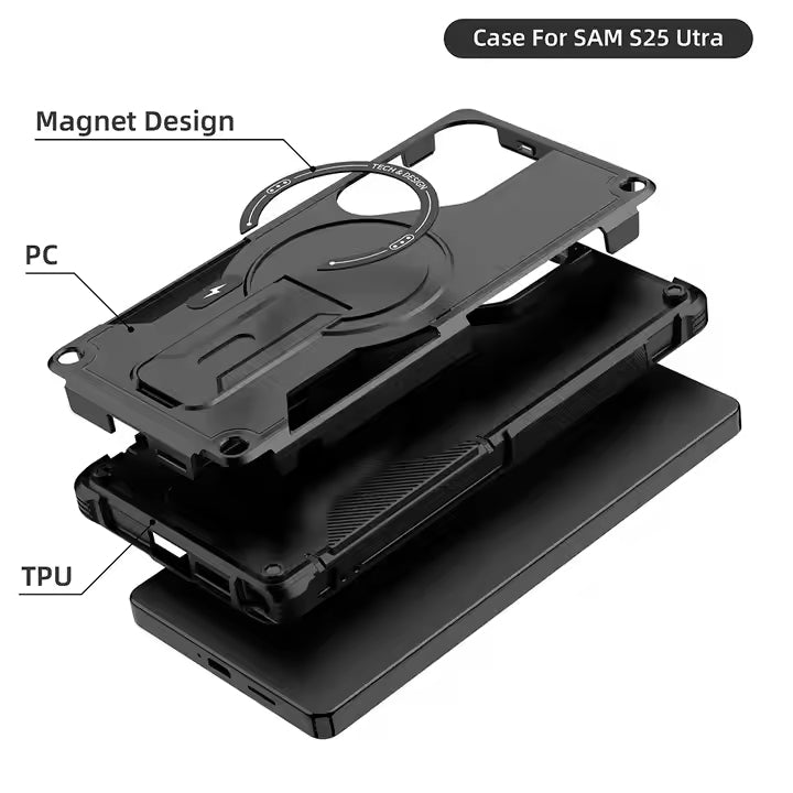 Million Cases Hyper Grip Hold Invisible Kickstand Case - Samsung - view 6