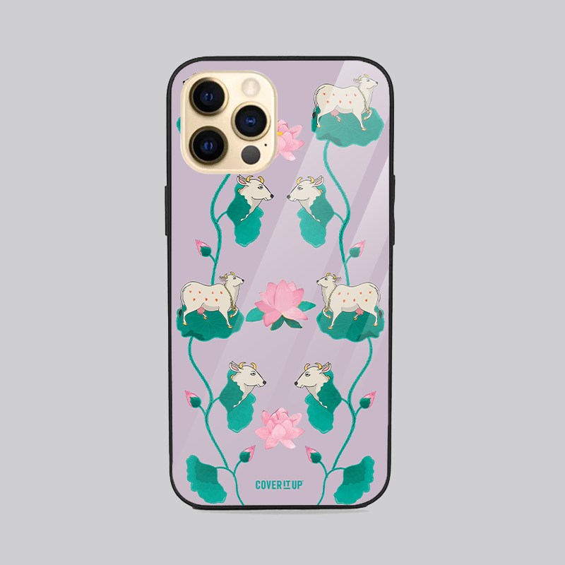 Design Phone Cases Cow Glass Case