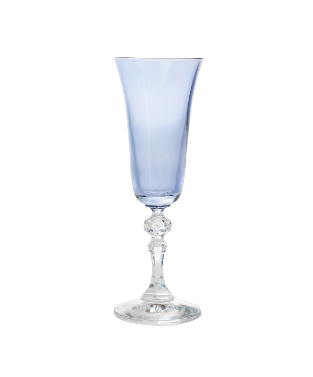 Estelle Colored Glass Estelle Colored Regal Flute With Clear Stem - Set of 2 {Cobalt Blue} - view 7