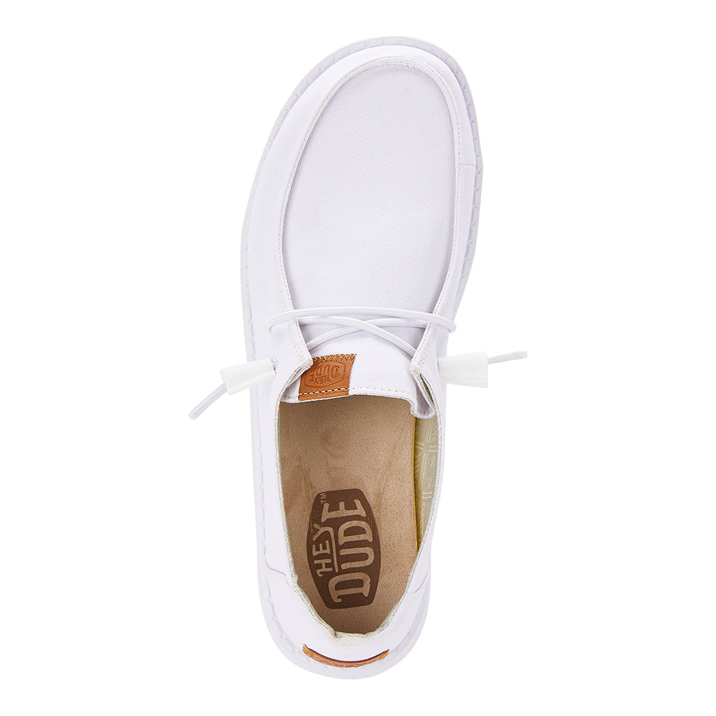 HEYDUDE shoes Wendy Stretch Canvas - White – Women's - view 6