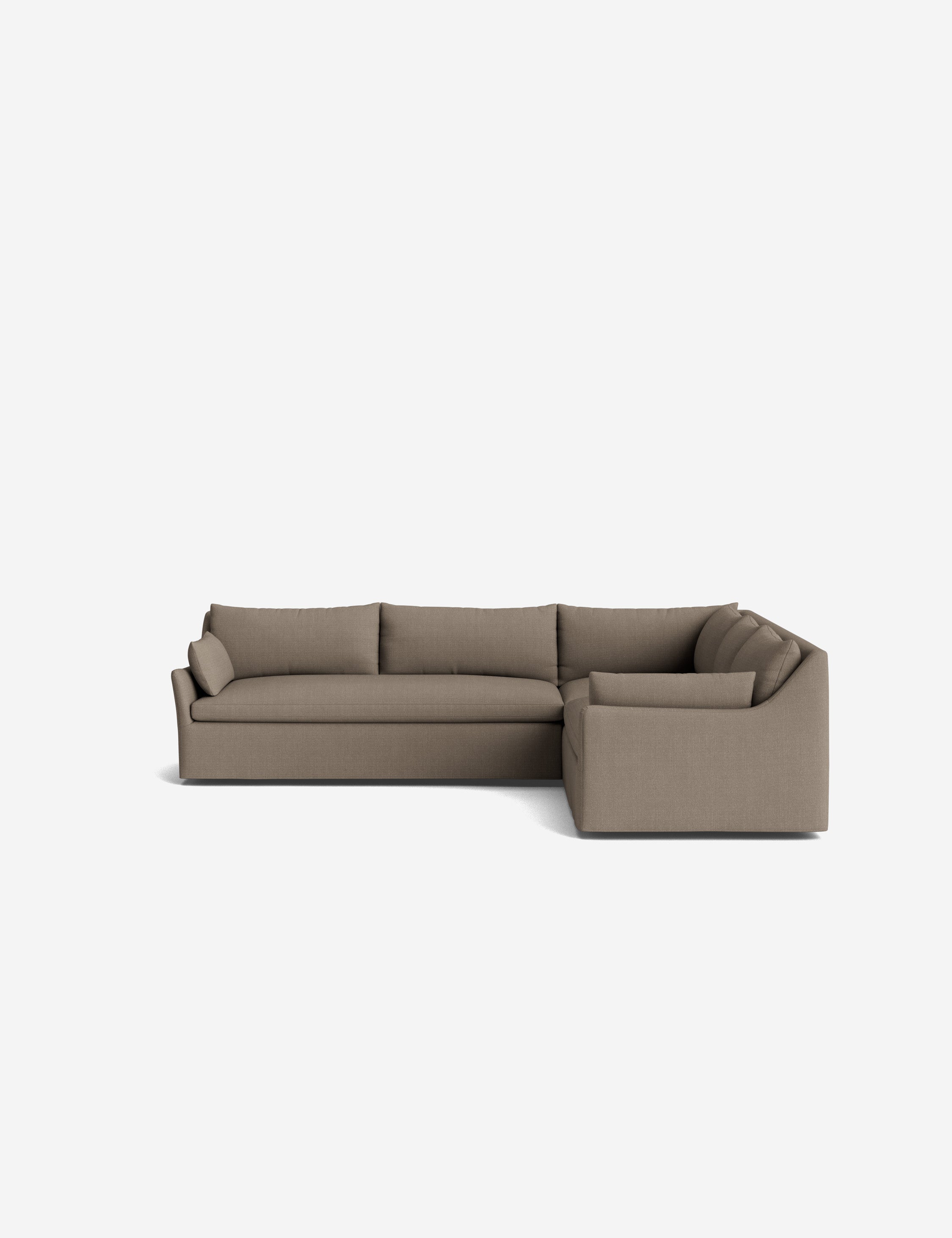 Lulu and Georgia Portola Luxe Depth Slipcover Corner Sectional Sofa - view 199