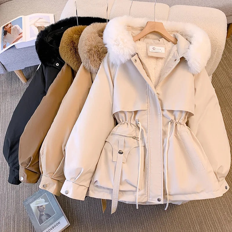 Alamode By Akanksha Margot Warm Fleece Lined Parka Jacket