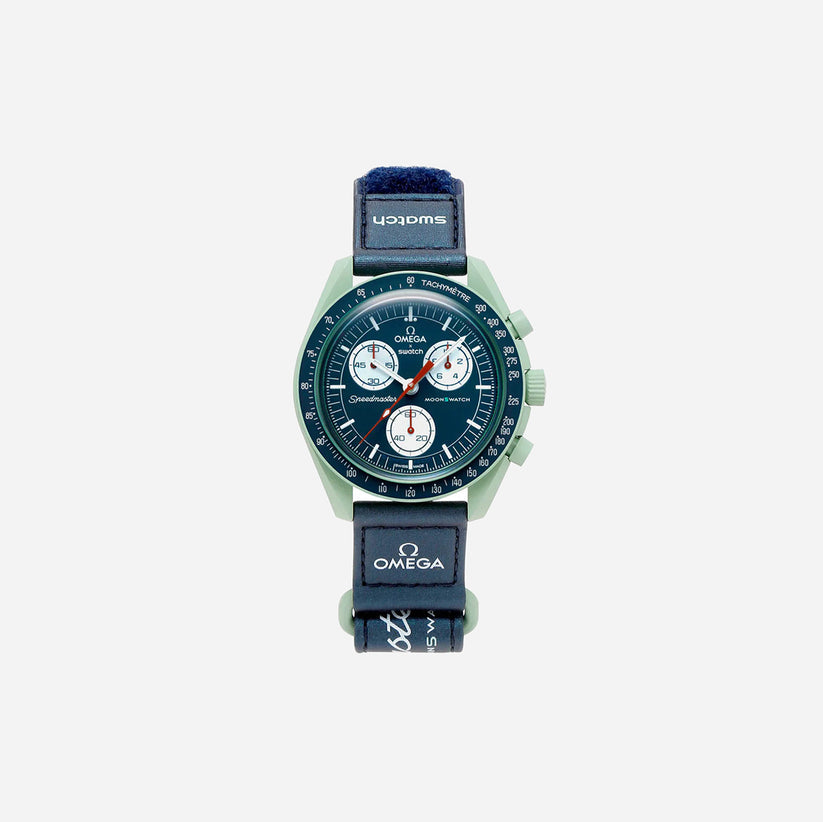Swatch X Omega Bioceramic Moonswatch Mission To Earth