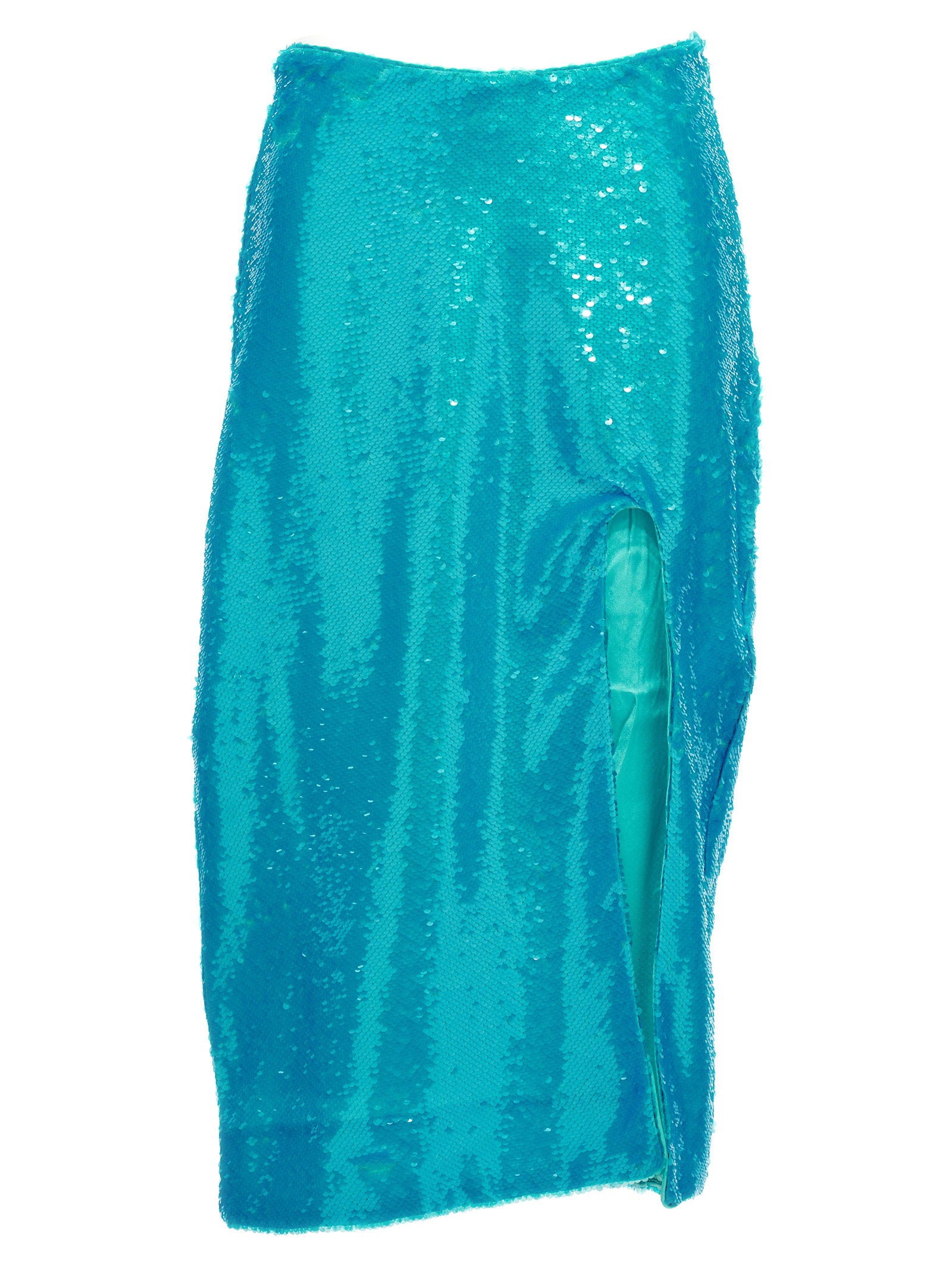 Ganni Sequin Midi Skirt – 100% recycled polyester