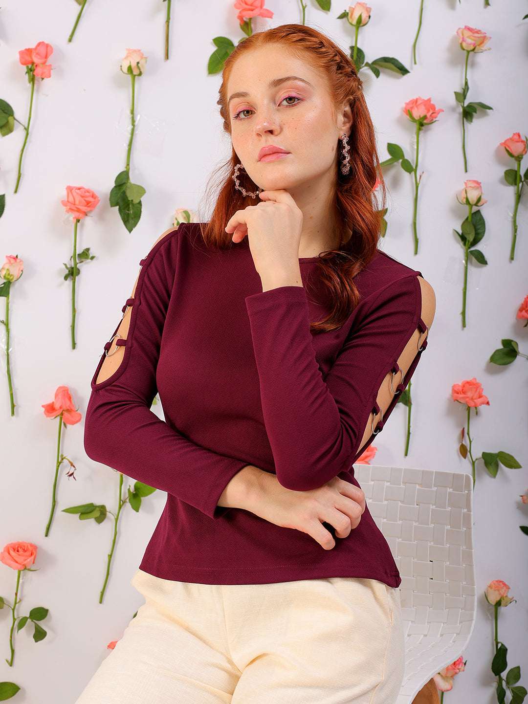 Freehand by The Indian Garage Co Women Solid Top