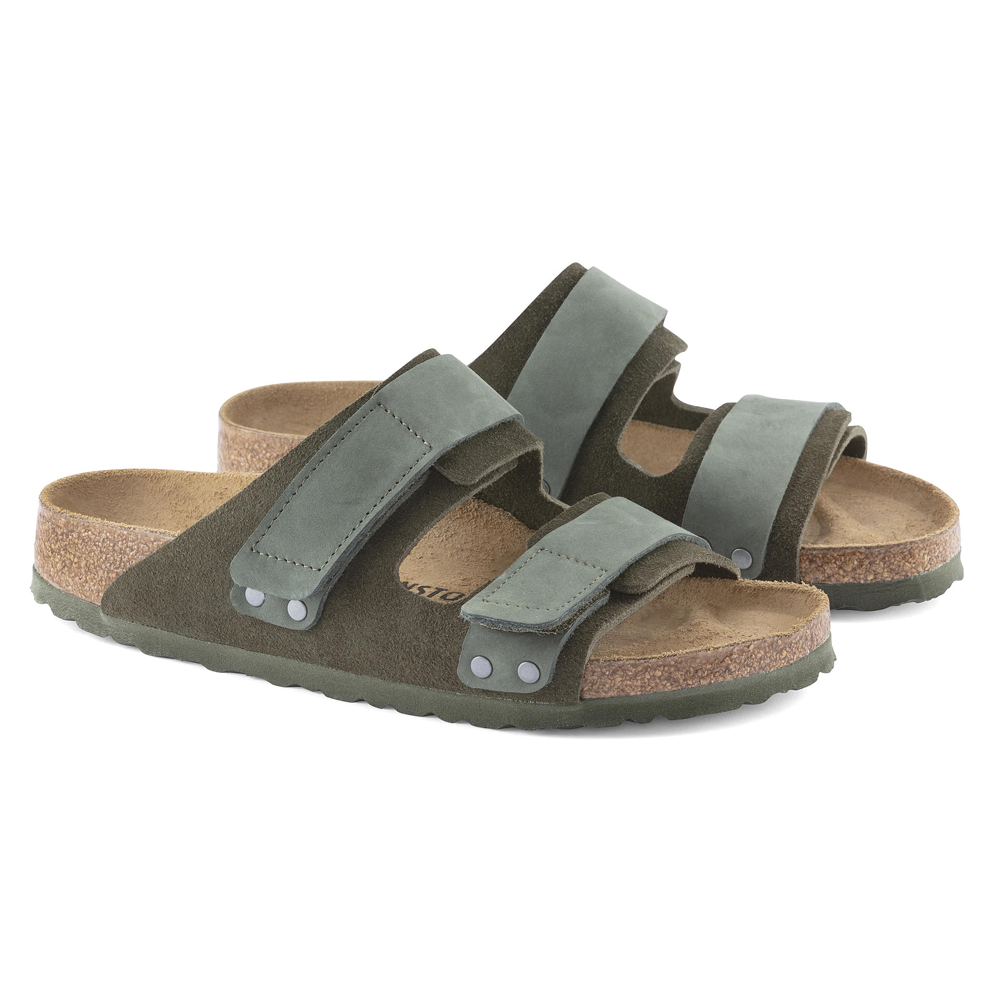Birkenstock Uji Nubuck/Suede Leather – Green Green/Thyme - view 3