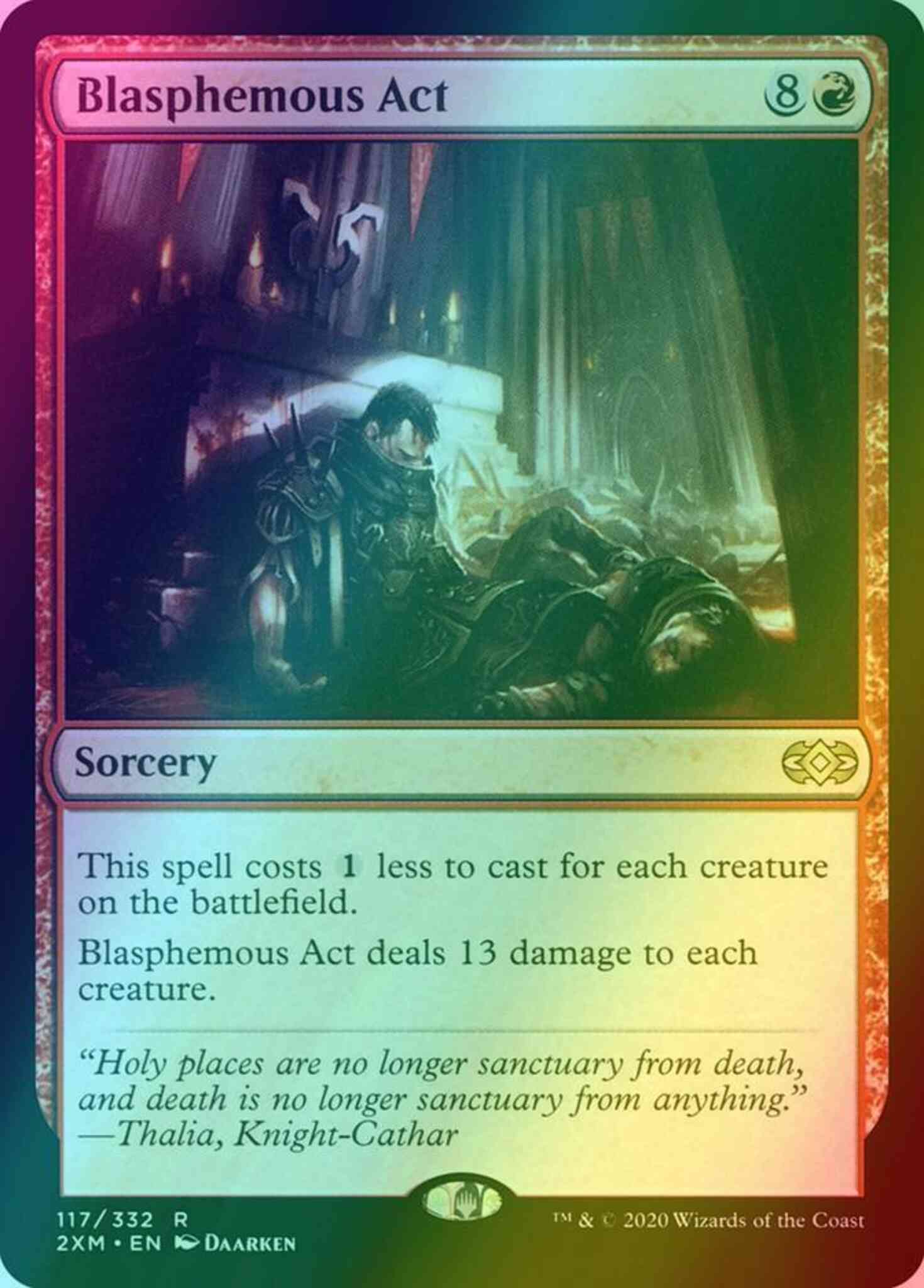 Blasphemous act 117 – Magic Blasphemous Act [117] [Double Masters] [Foil]
