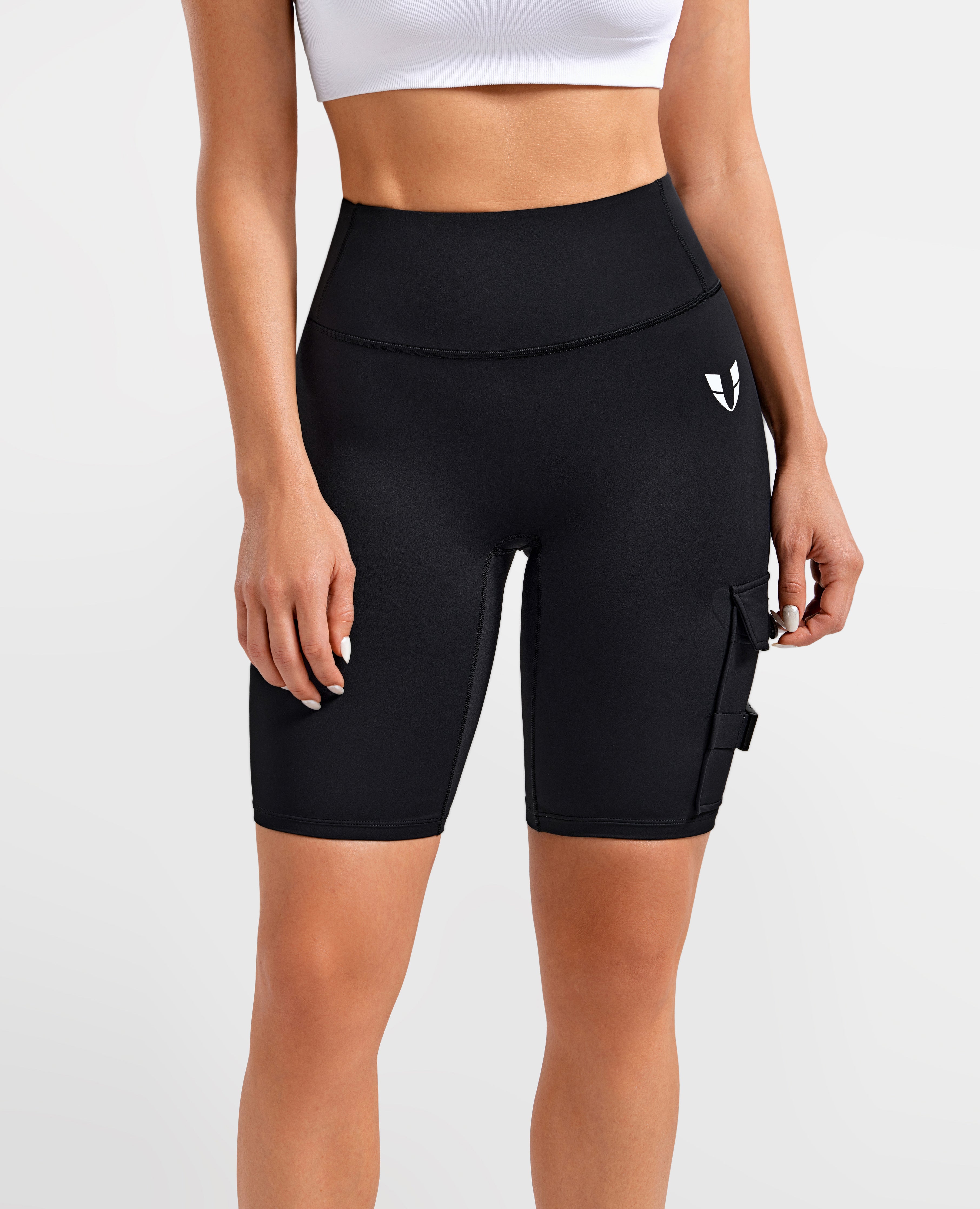 FIRM ABS Active Cargo Shorts - Black
