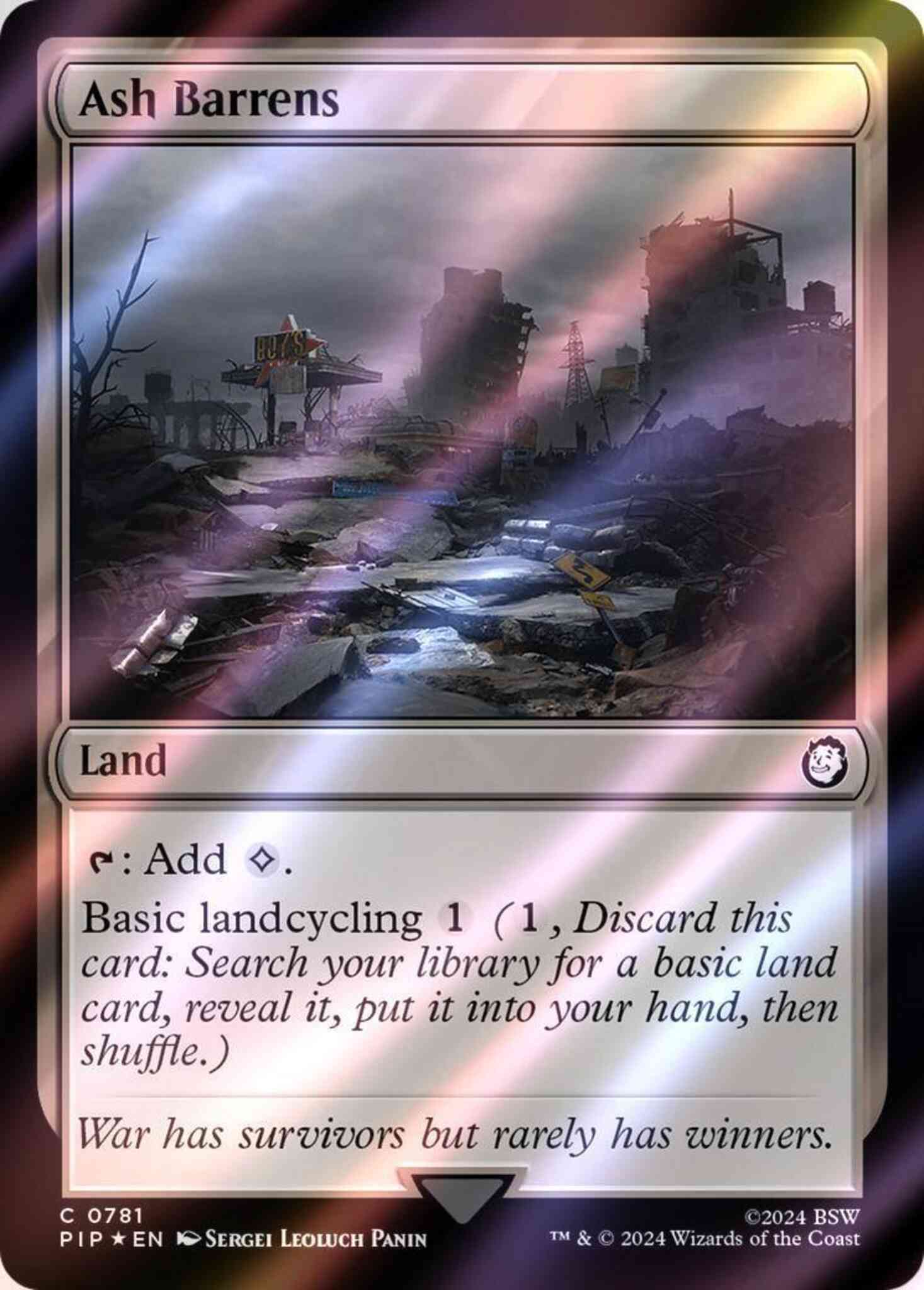 Ash barrens 781 – Magic Ash Barrens [781] [Fallout] [Surge Foil]