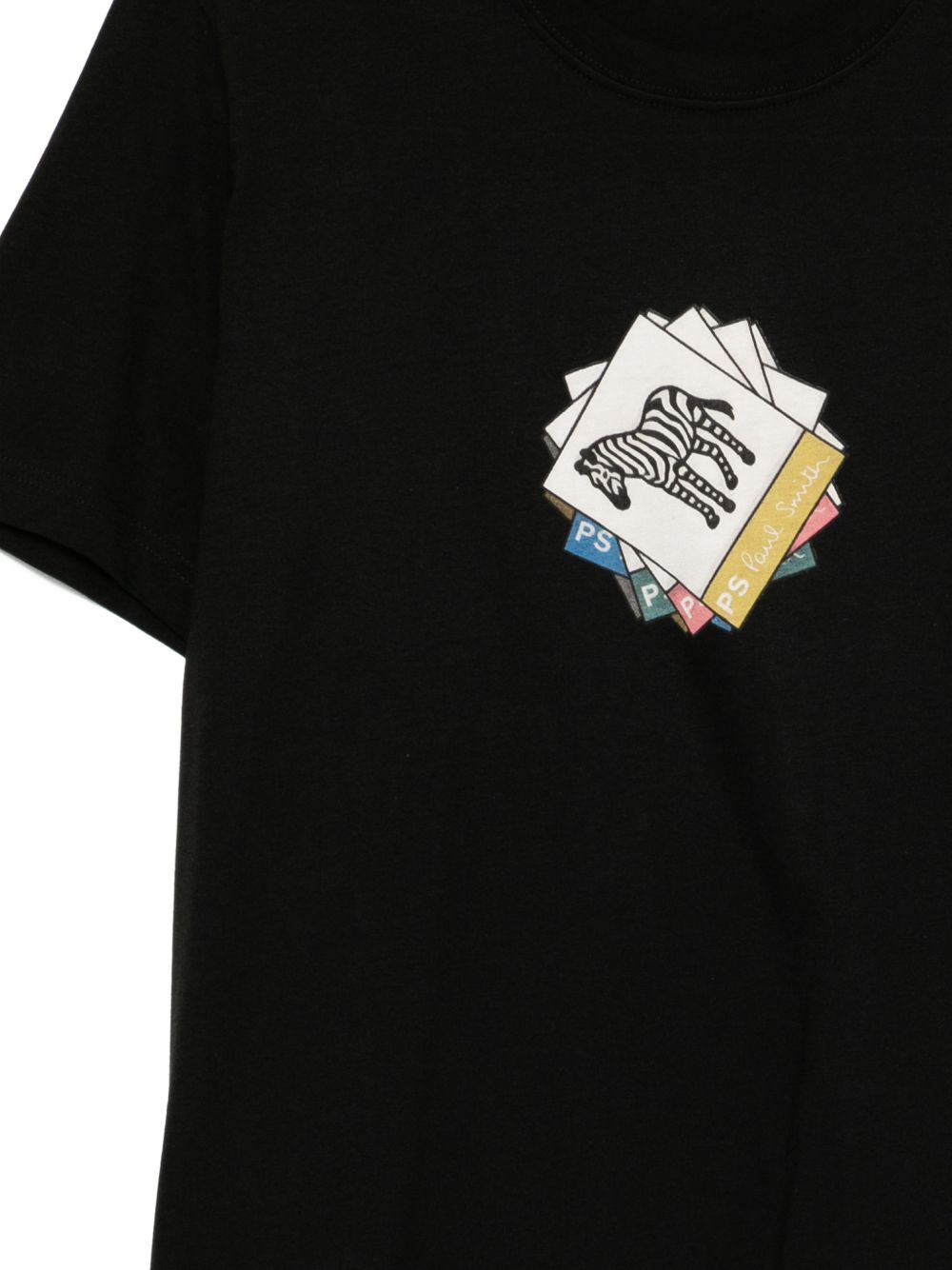 Ps By Paul Smith Zebra organic cotton t-shirt - view 2