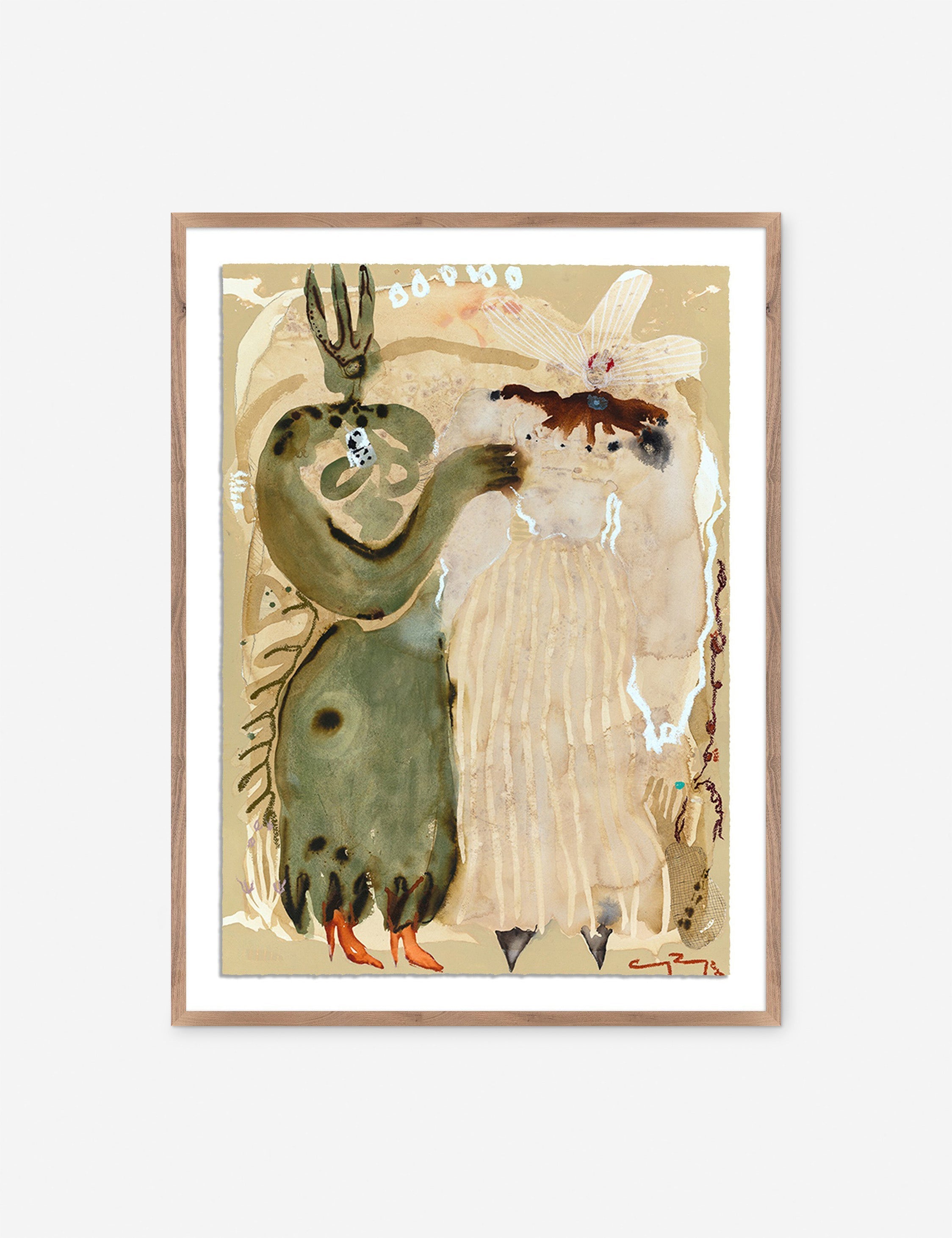 Lulu and Georgia Sun King Wall Art by Caroline Pinney