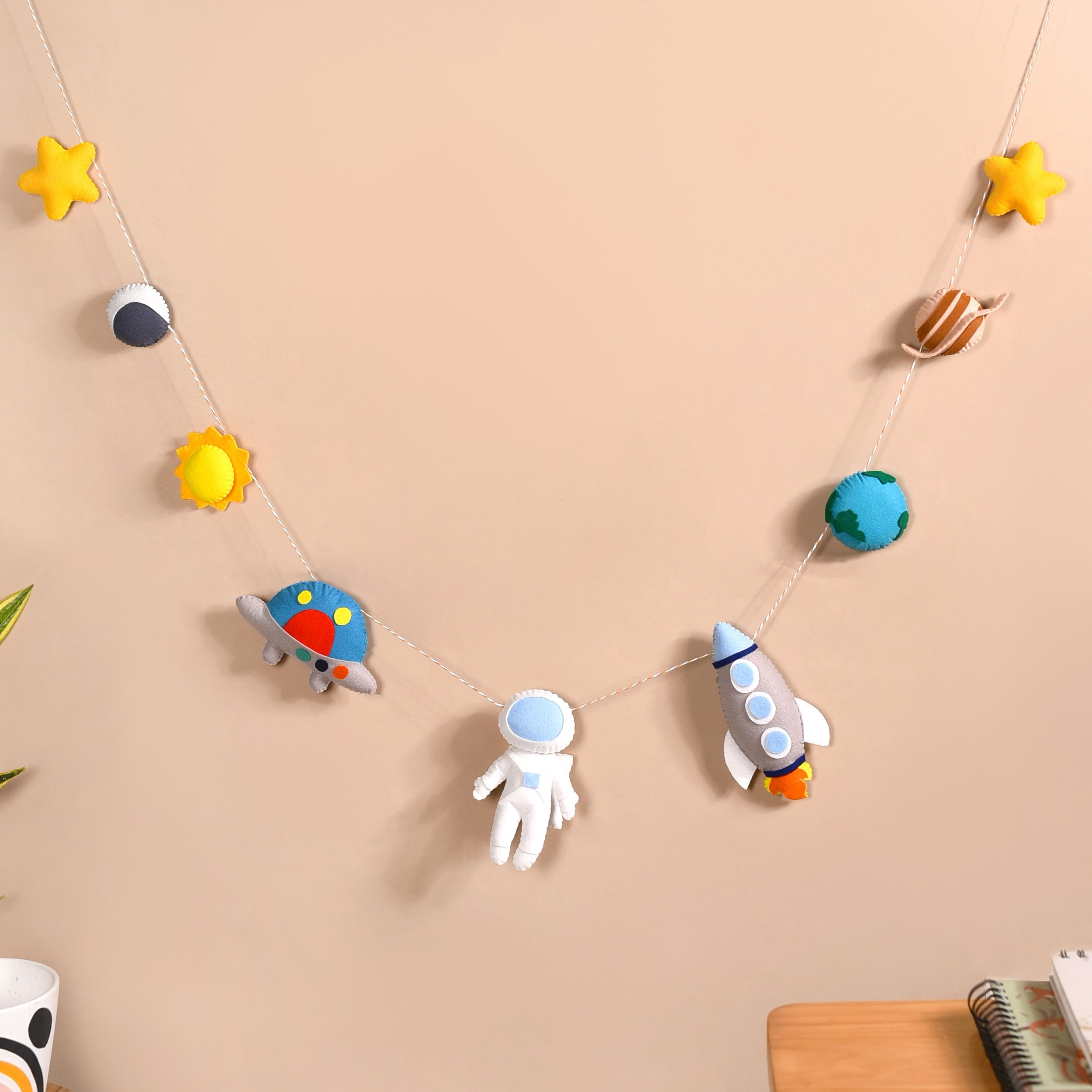 Nestasia Outer Space Bunting For Kids Room Decor