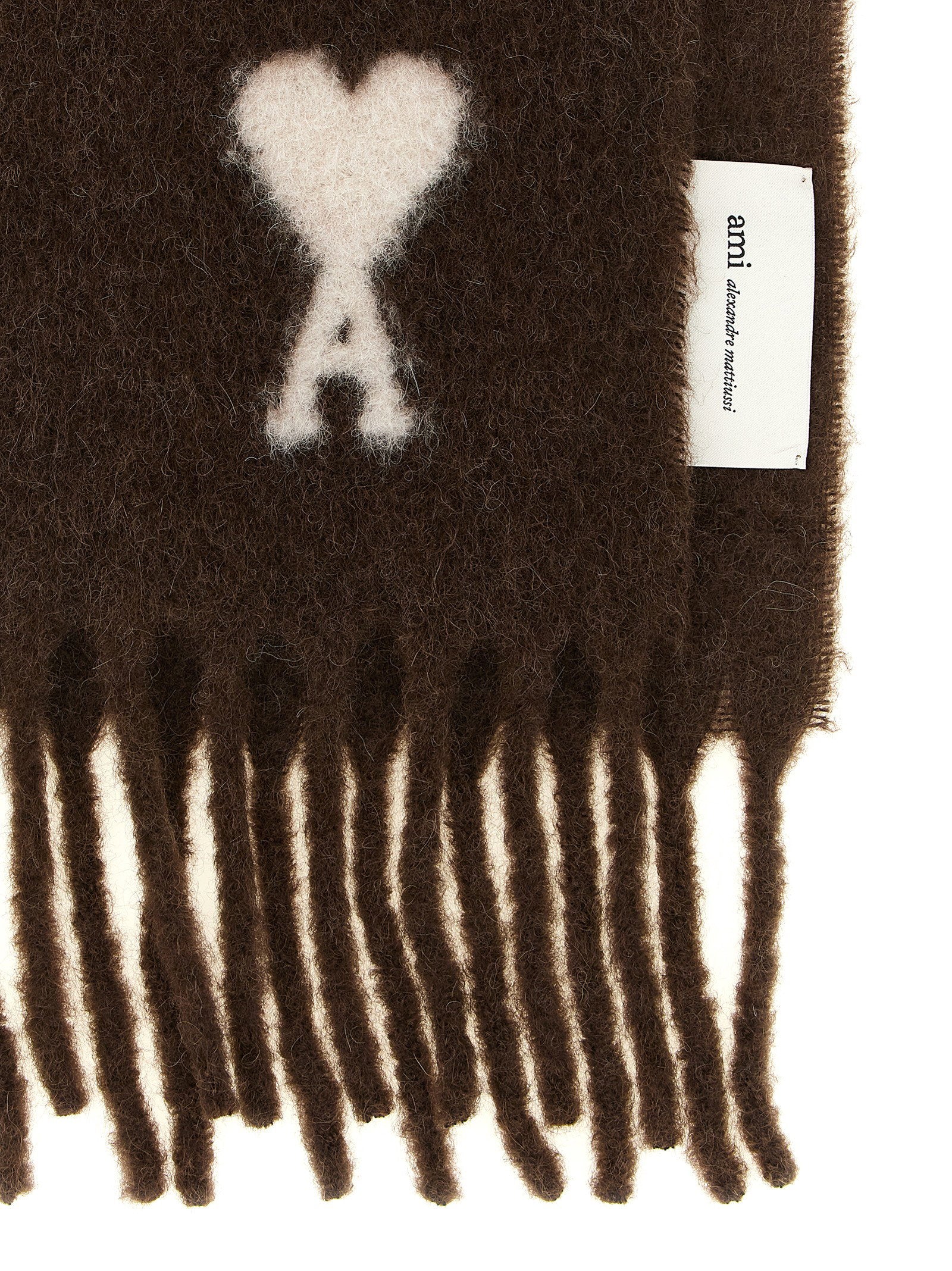 Ami Paris Ami De Coeur Scarf – 72% wp, 18% pa, 10% wo - view 2