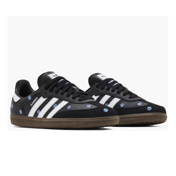 HYPE ELIXIR Adidas Samba Light Blue Floral Core Black (Women's) - view 2