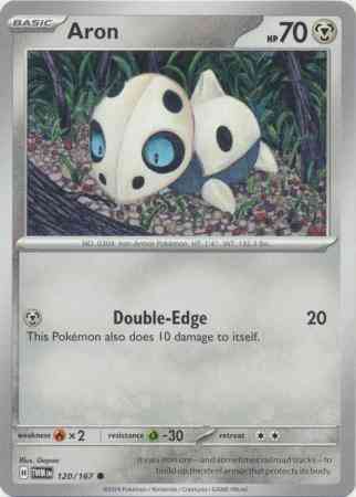 Common sv06-120 non-holo – Pokémon Aron - 120/167 - Common [sv06-120] [Non-Holo]