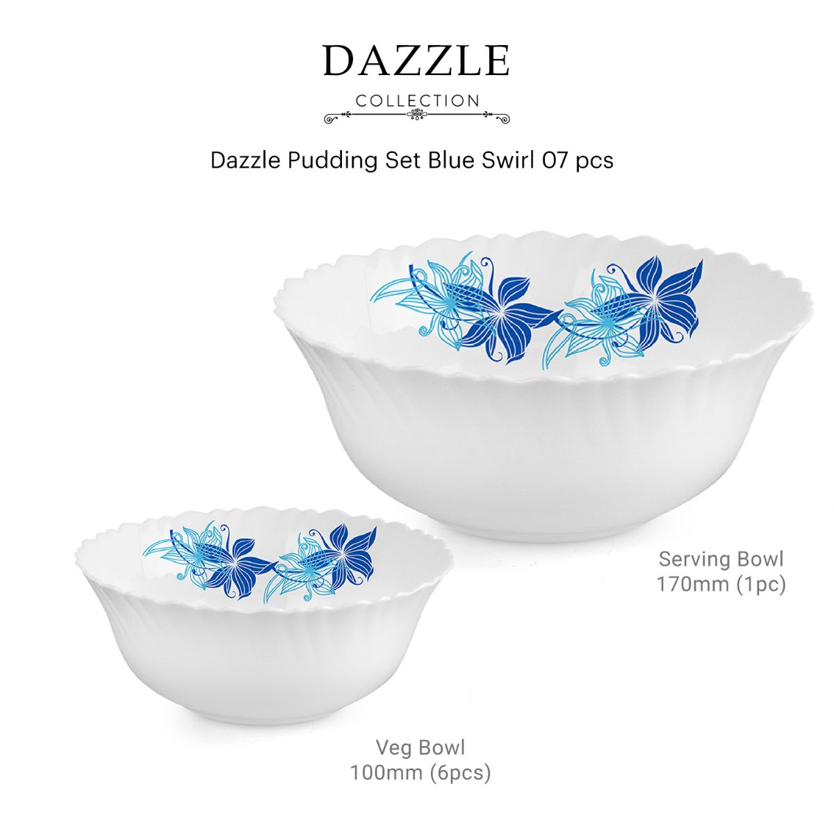 Cello Dazzle Series Pudding Gift Set, 7 Pieces - view 35