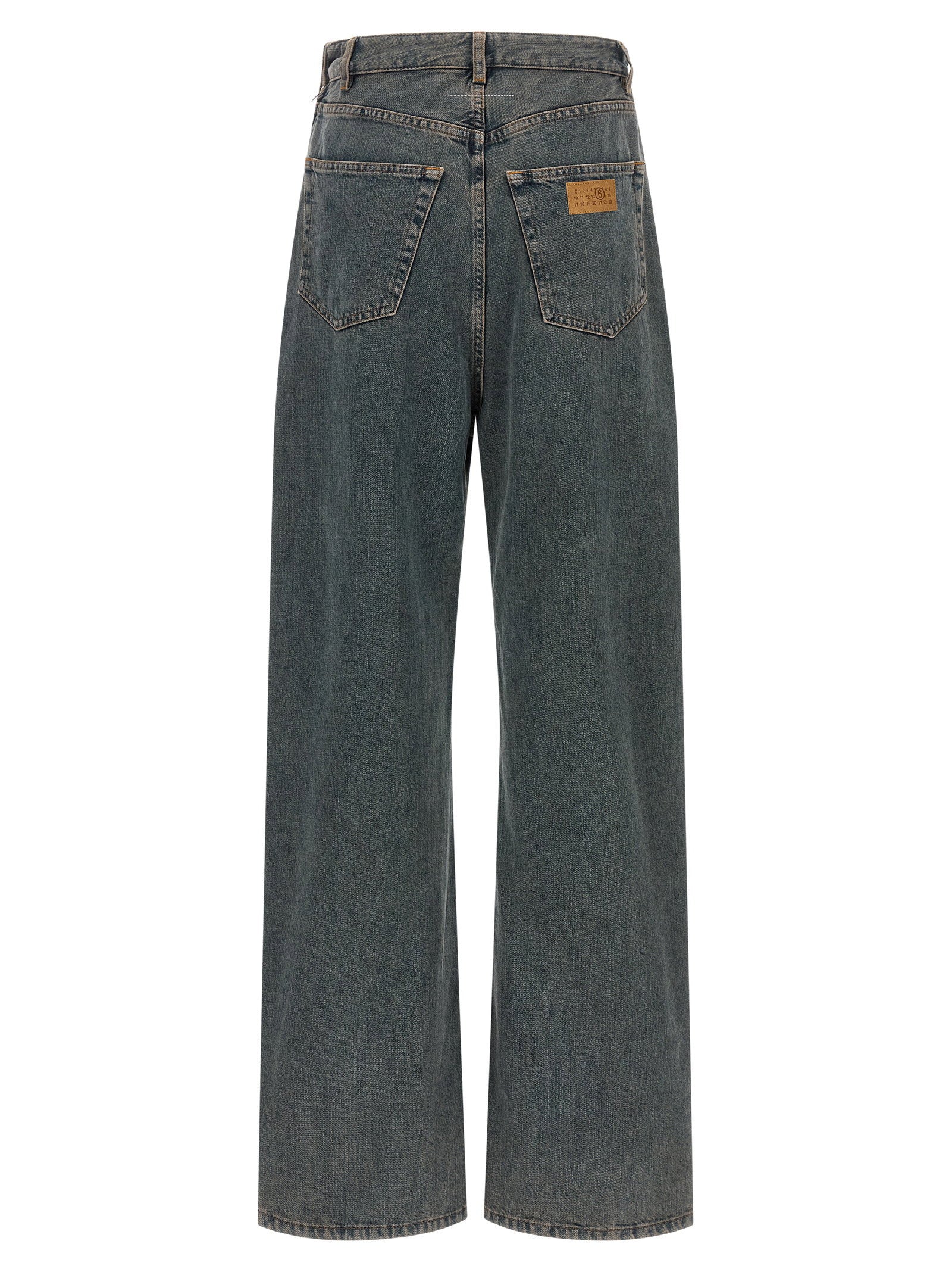 Mm6 Maison Margiela Back-to-back Construction Jeans - view 2
