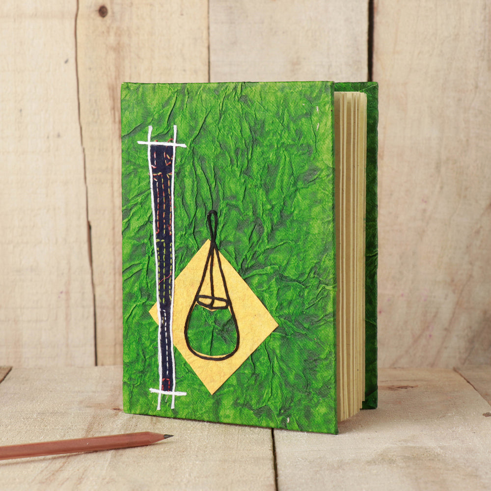 KHUSHBASH - HAPPY LOOM OF EAST Bengal Handmade Paper Notebook (7.5 x 5 in)