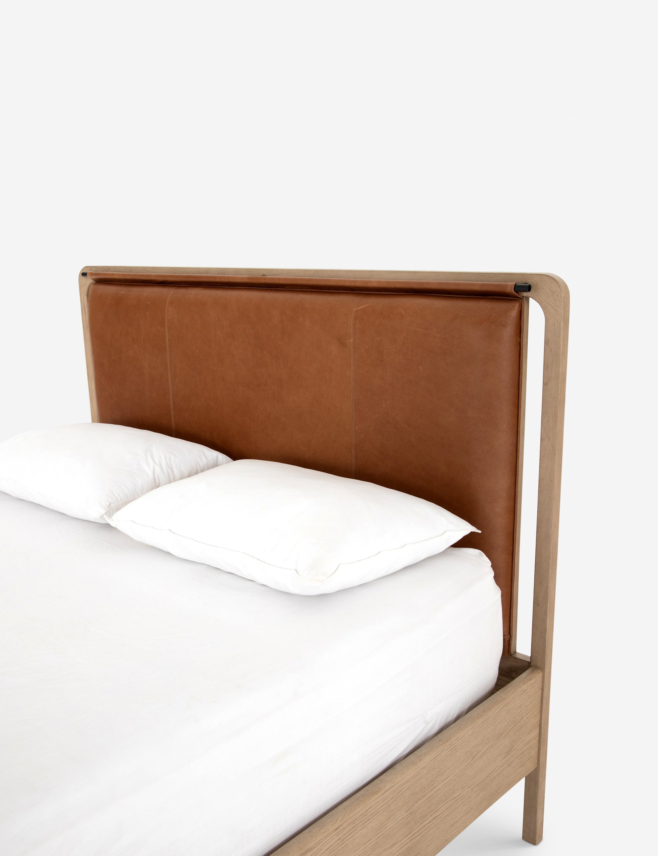 Lulu and Georgia Tierney Leather Bed - view 8